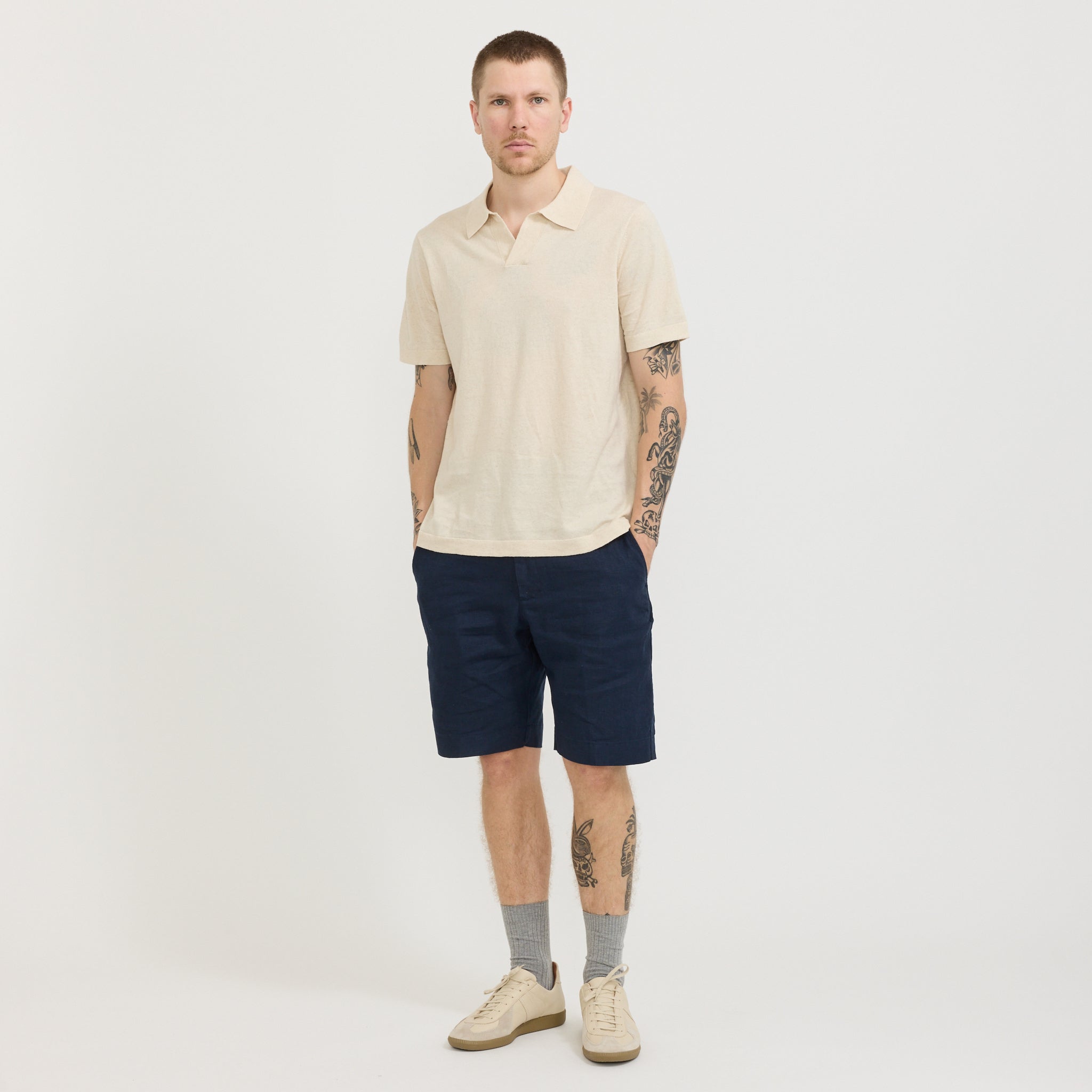 Billie Shorts Navy Blue
