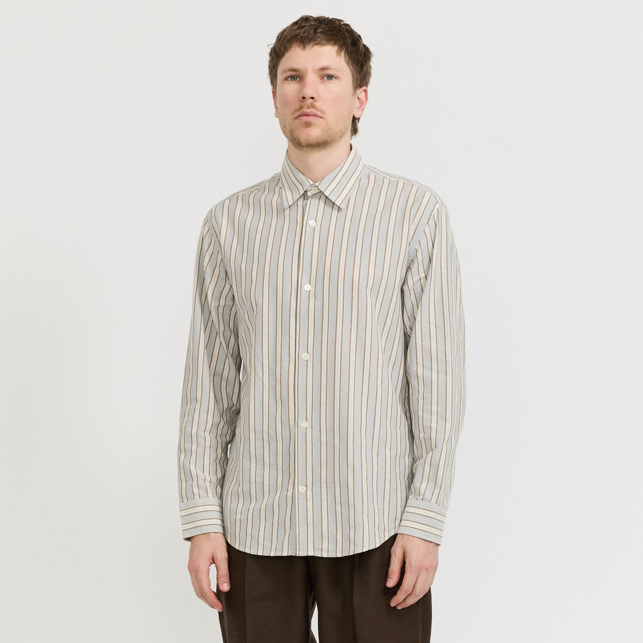 Freddy Shirt Brown Stripe