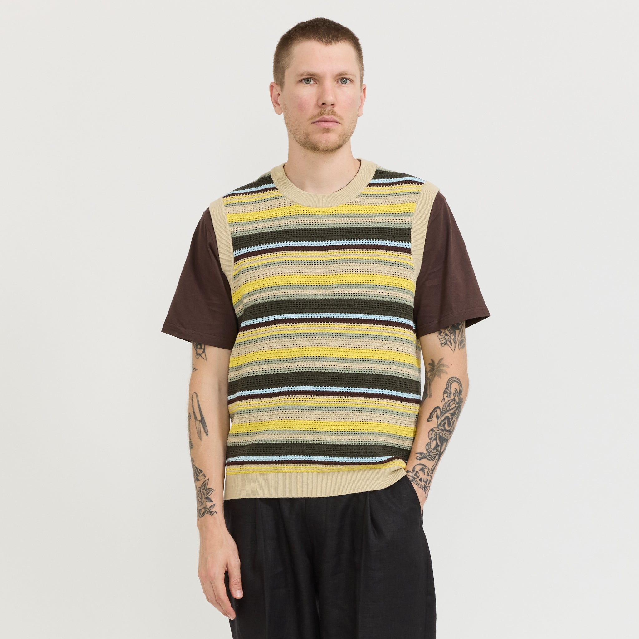Huxley Tank Multi Stripe