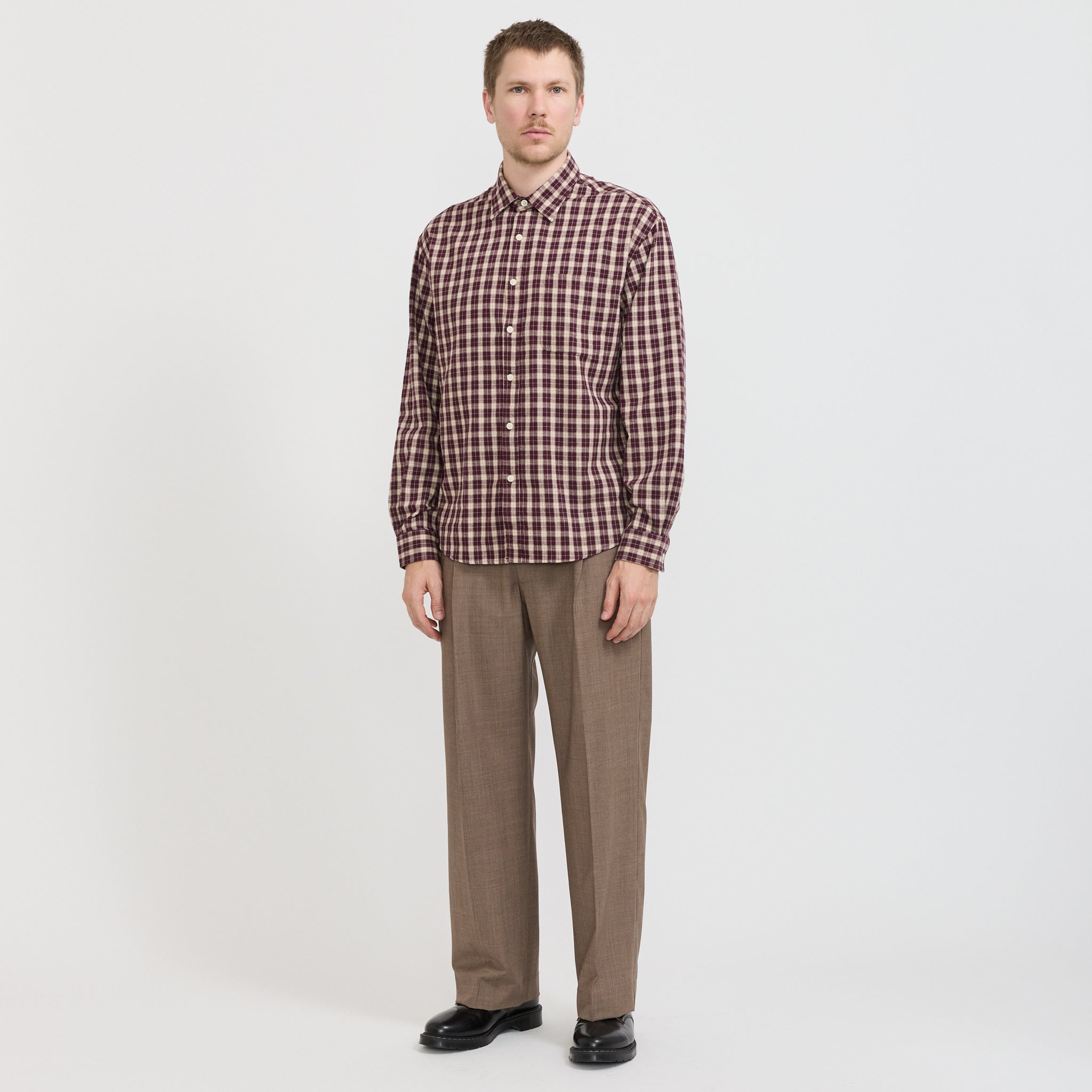 NN07 | Kay Relaxed Fit Trouser Khaki Melange | Maplestore