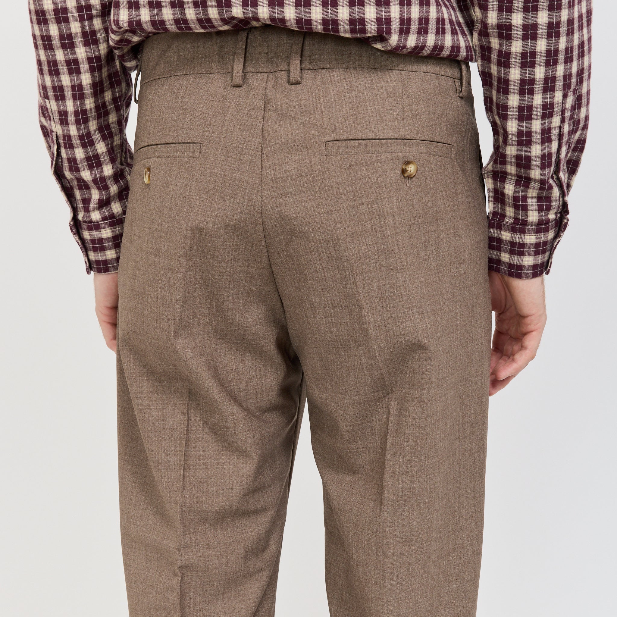 NN07 | Kay Relaxed Fit Trouser Khaki Melange | Maplestore