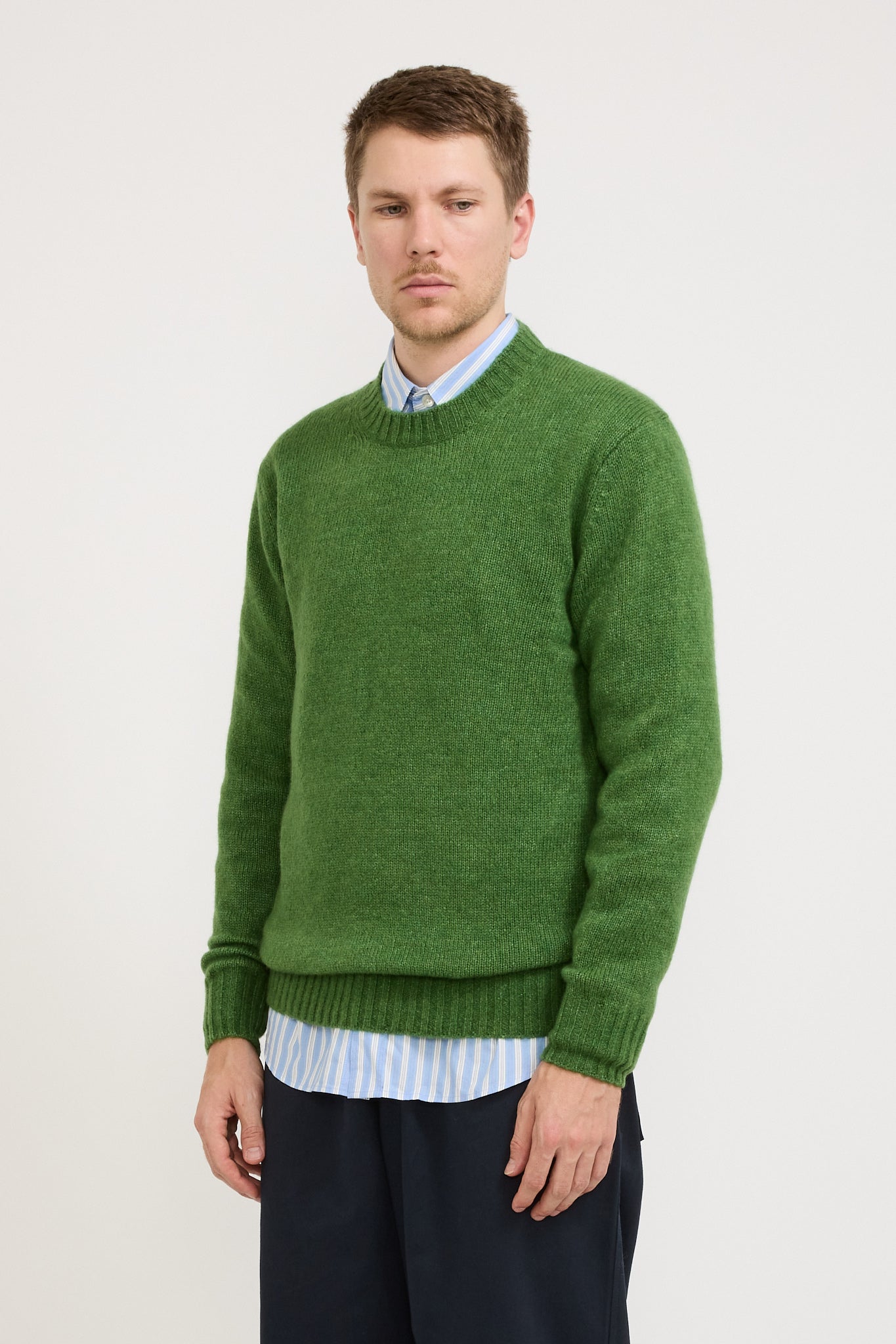 Lee Wool Blend Sweater 6598 Kale