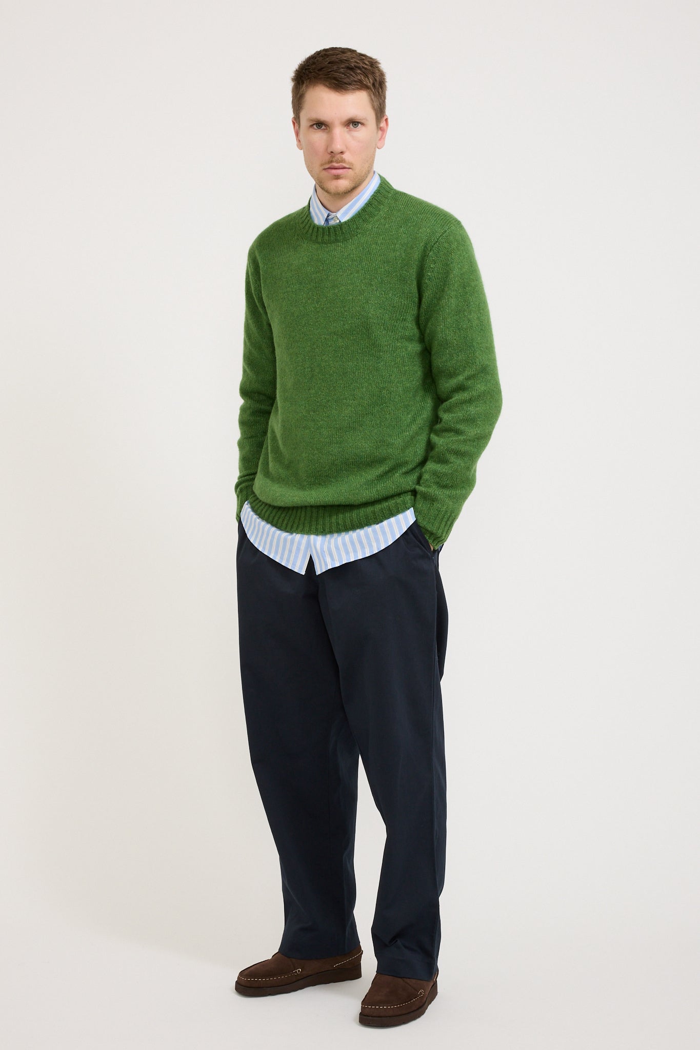 Lee Wool Blend Sweater 6598 Kale