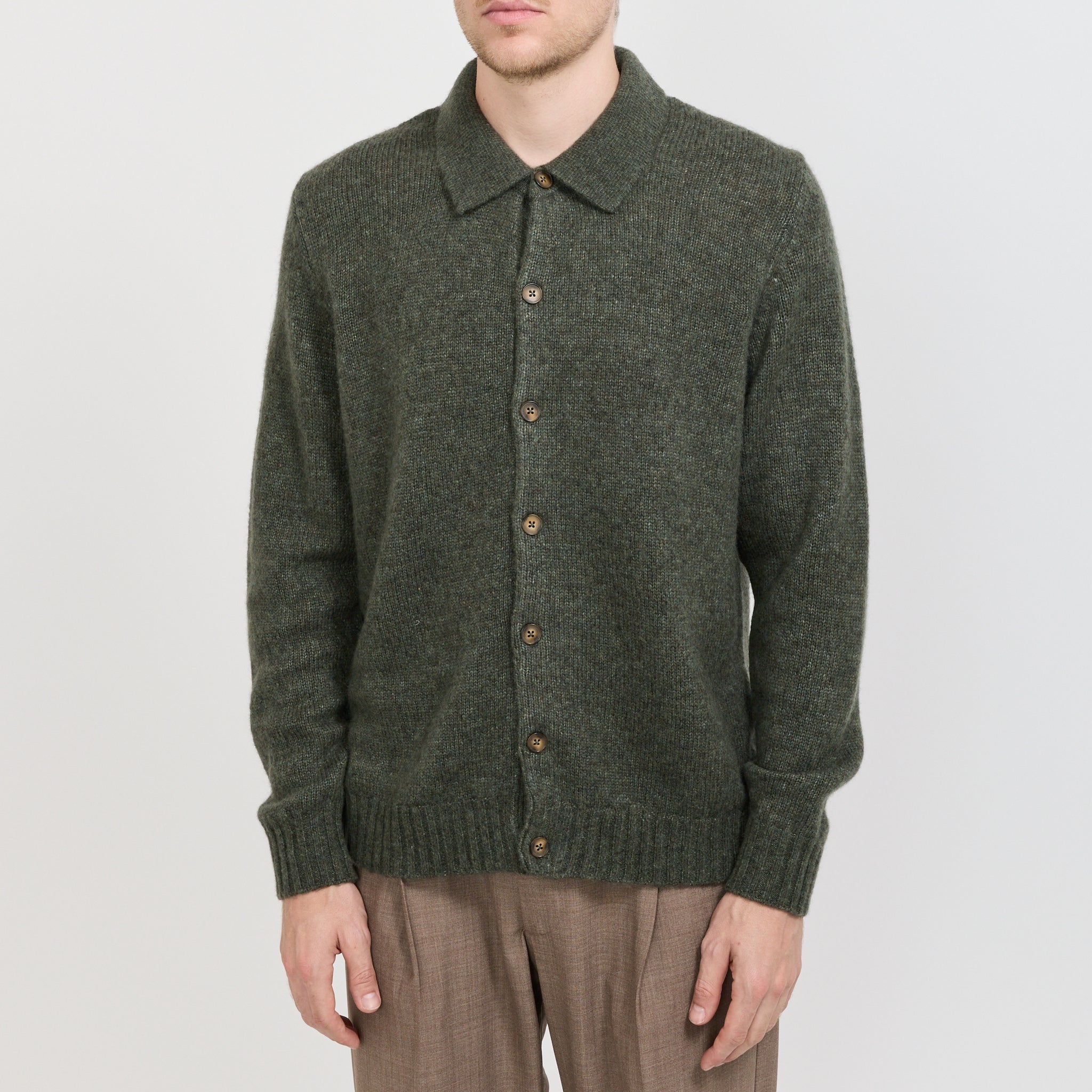 Lee Merino Blend Cardigan Capers