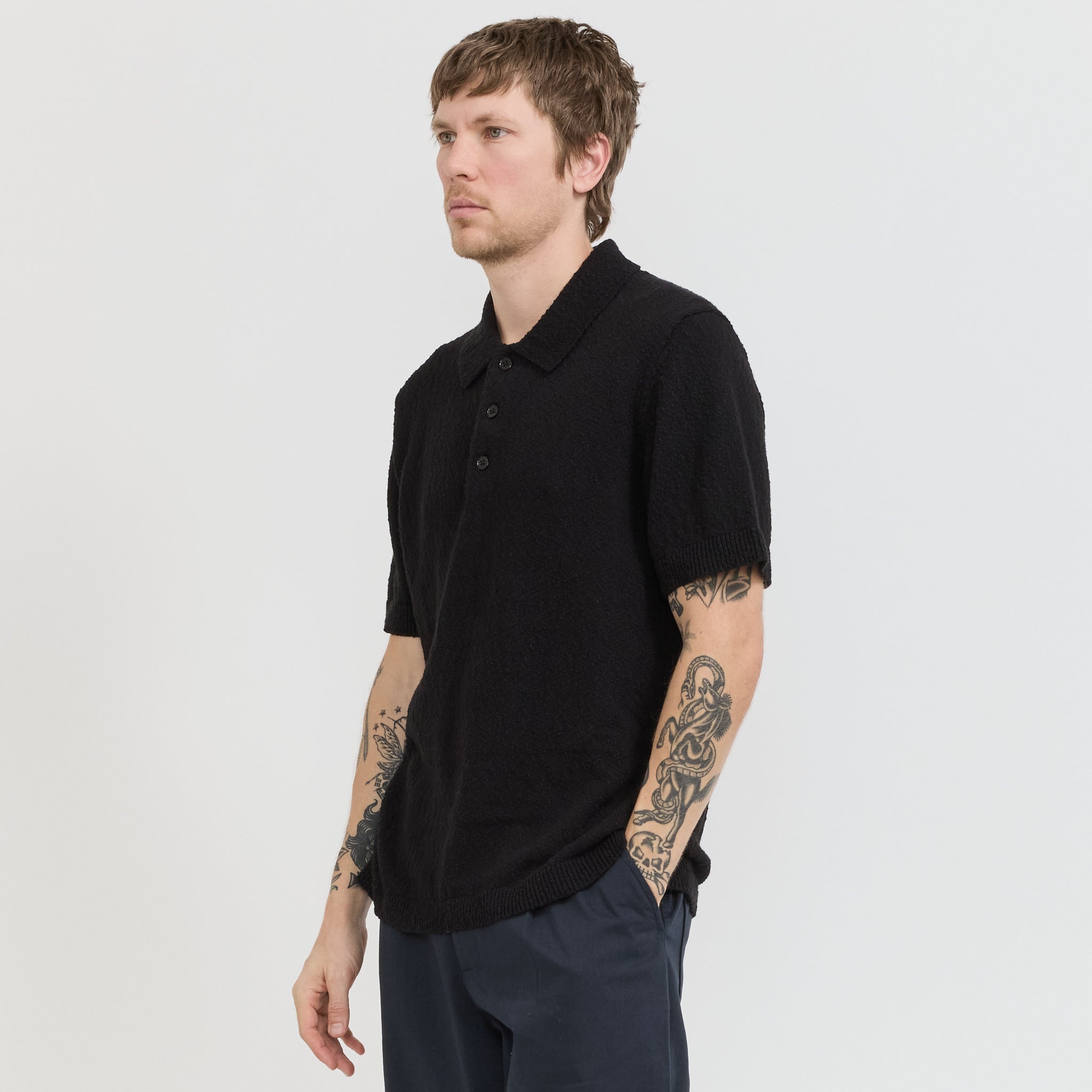 Randy SS Polo 6690 Black