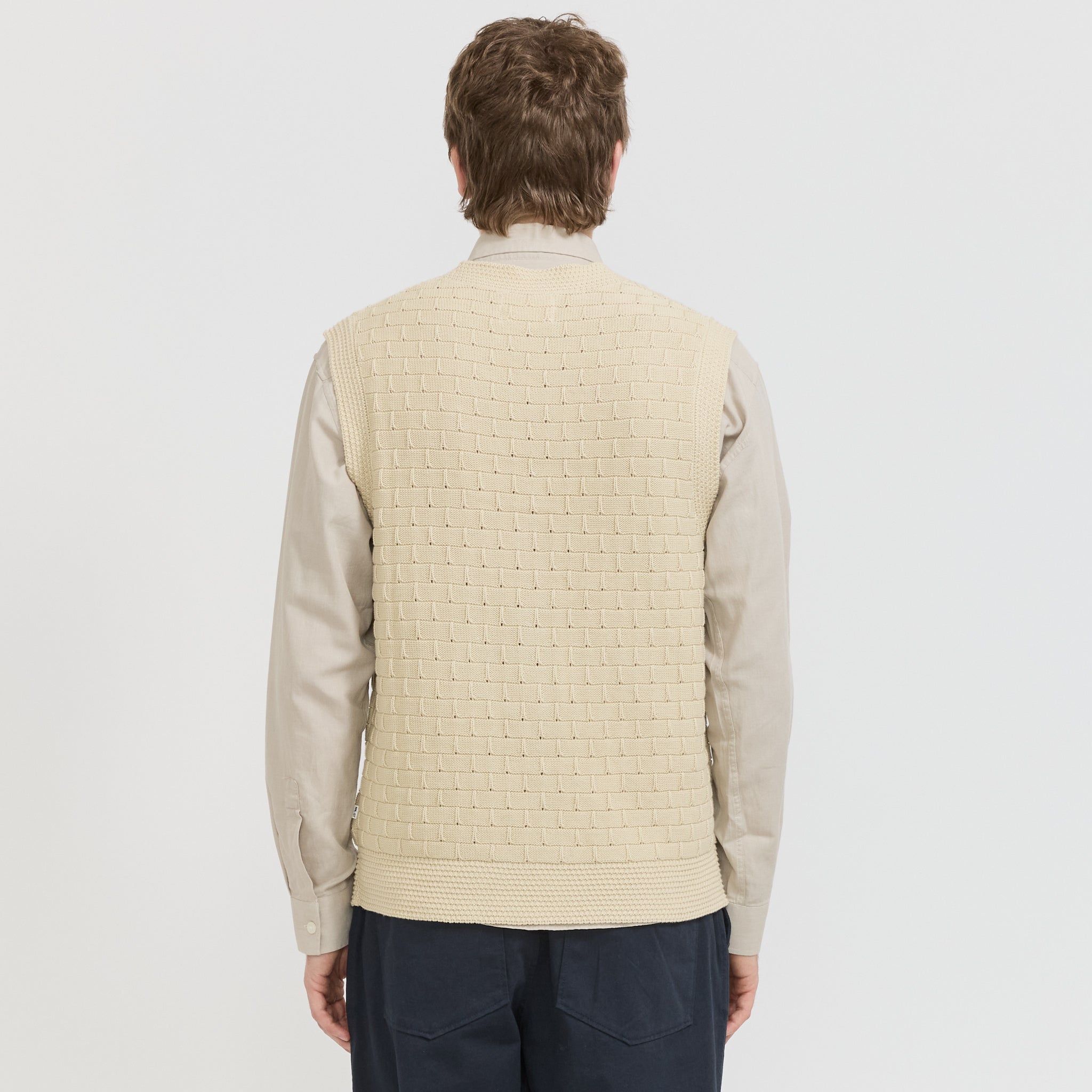 Reece Vest 6600 Ecru