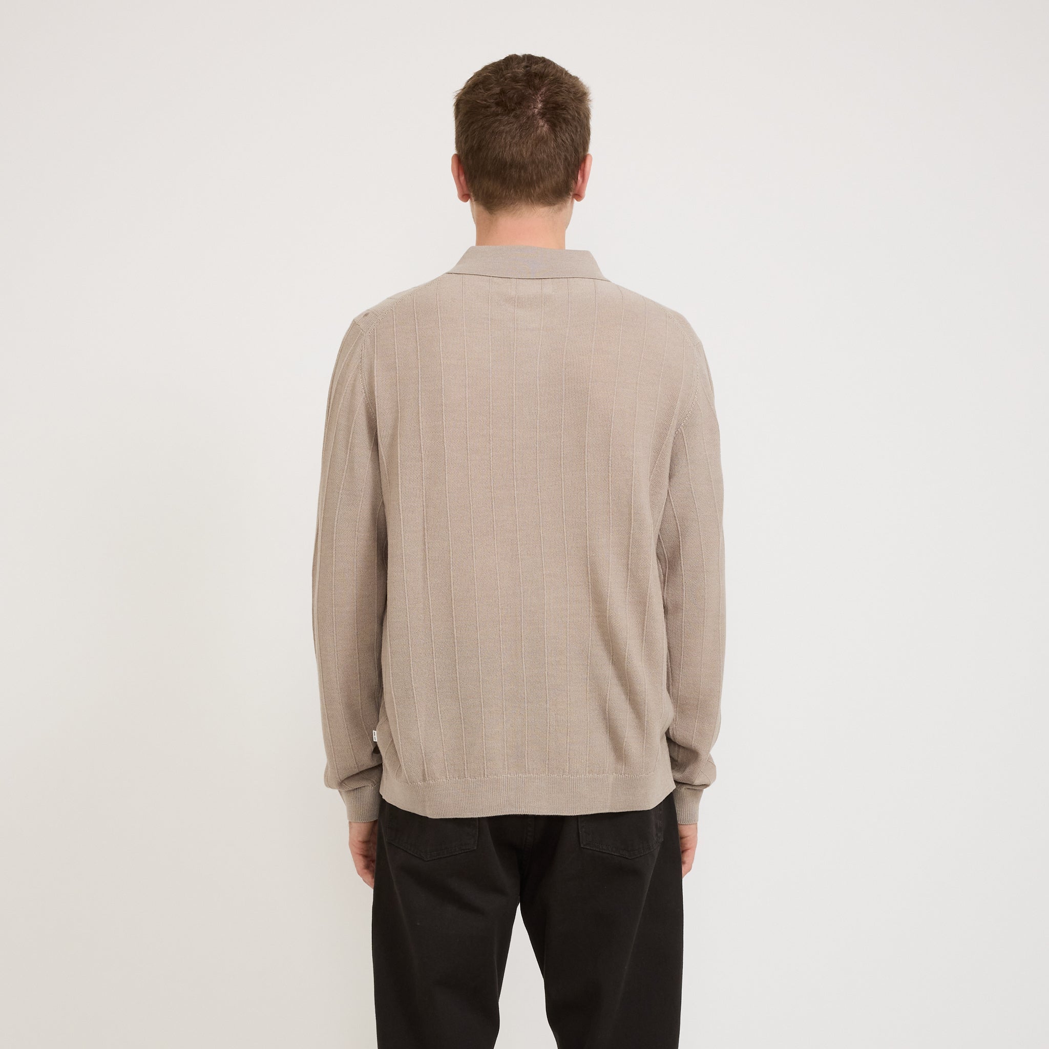 NN07 | Thor Wool Blend Cardigan 6584 Greige | Maplestore