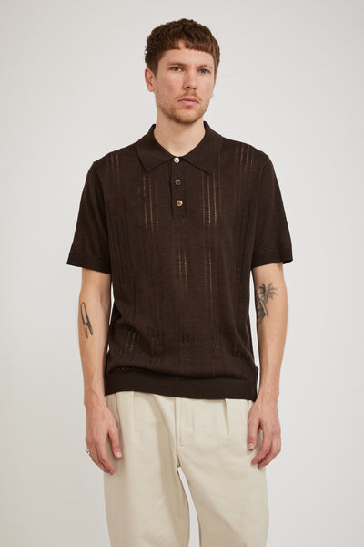 NN07 | Thor SS Polo 6539 Slate Brown | Maplestore