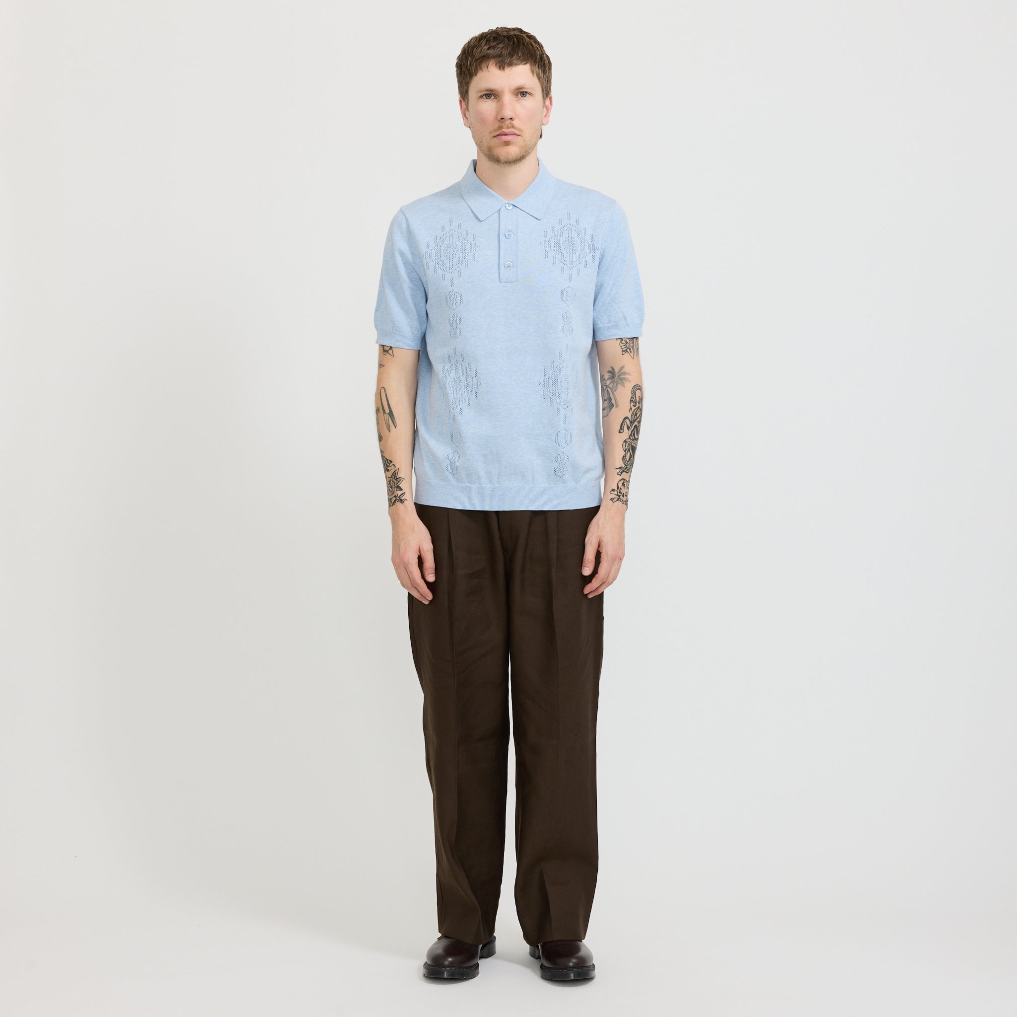 Thor SS Polo Cerulean