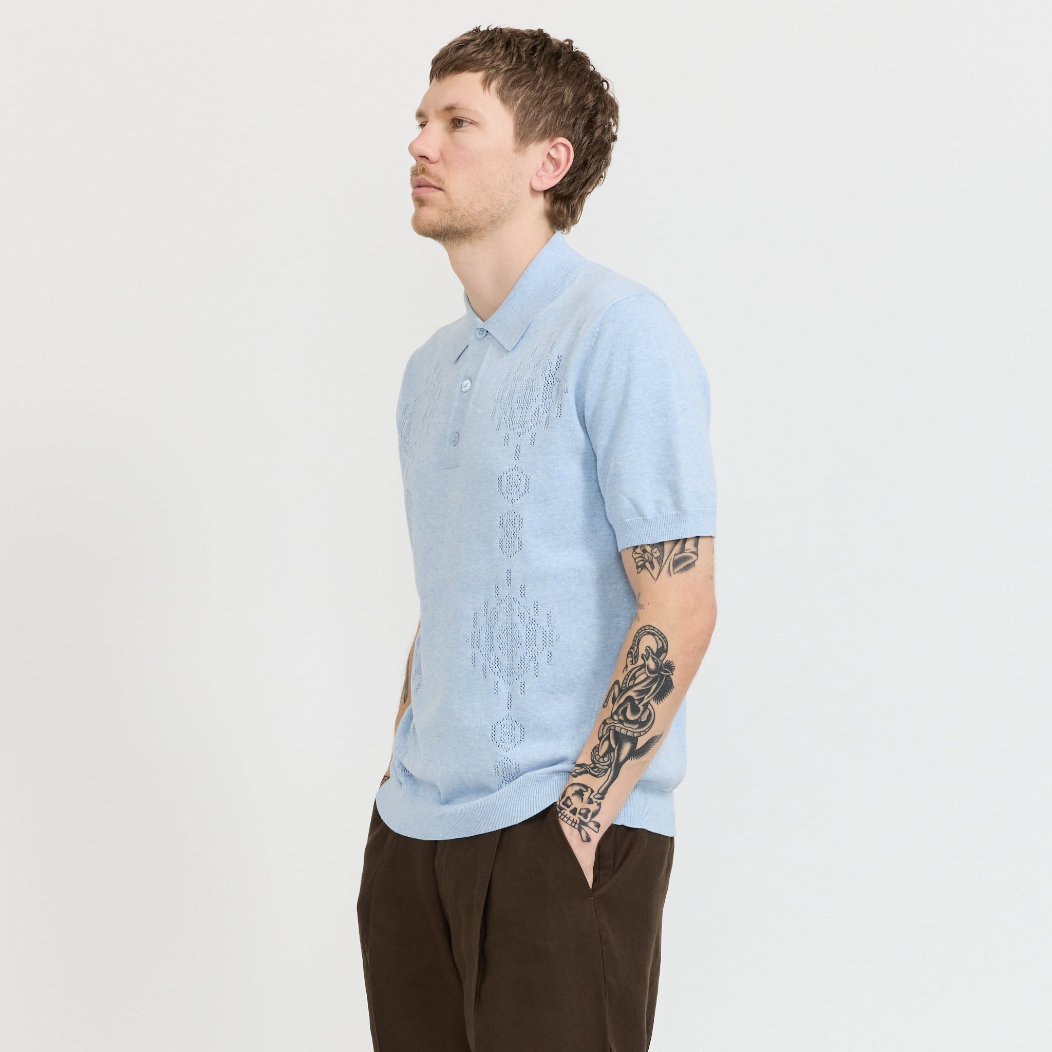 Thor SS Polo Cerulean