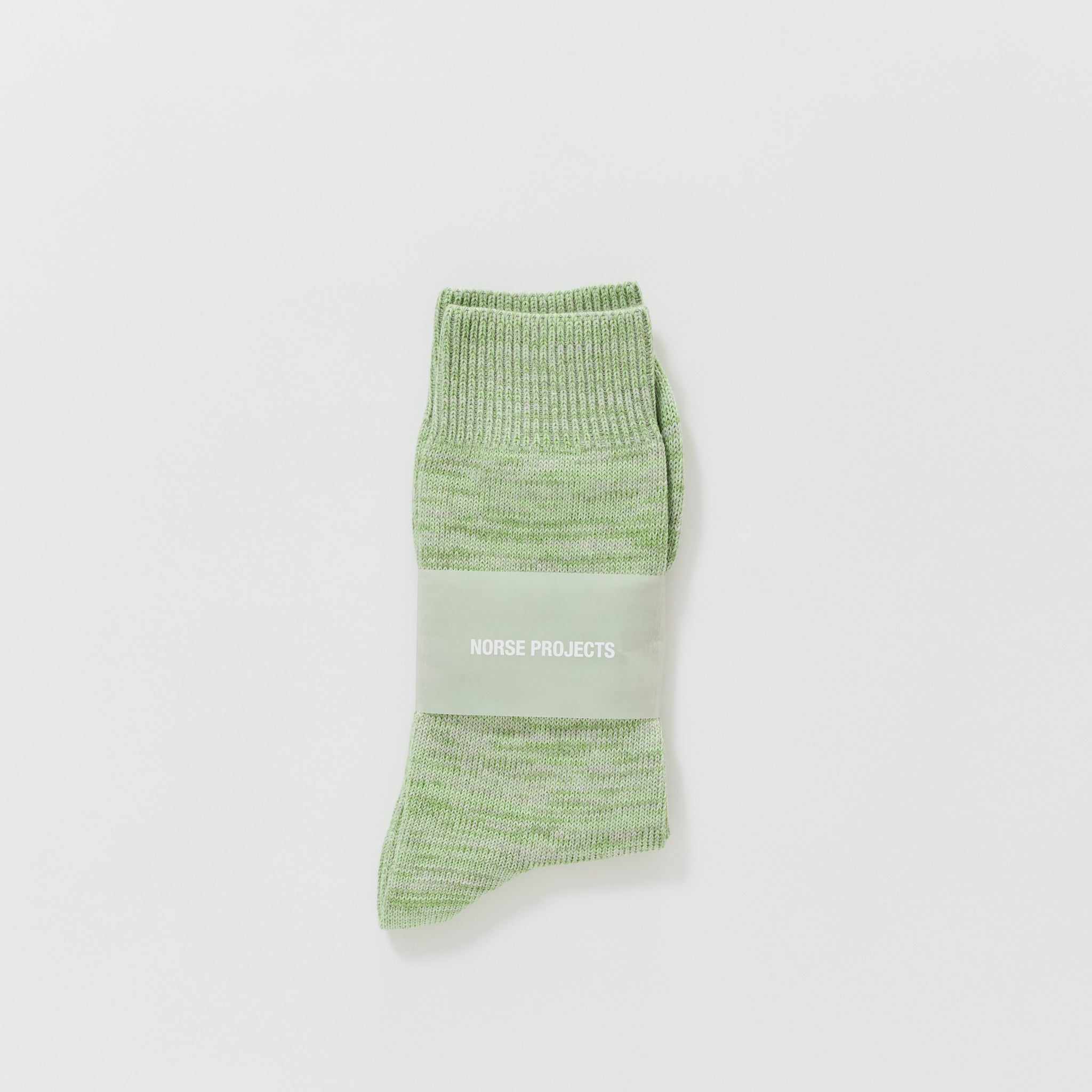 Norse Projects | Bykle Heavy Cotton Twist Sock Basil | Maplestore