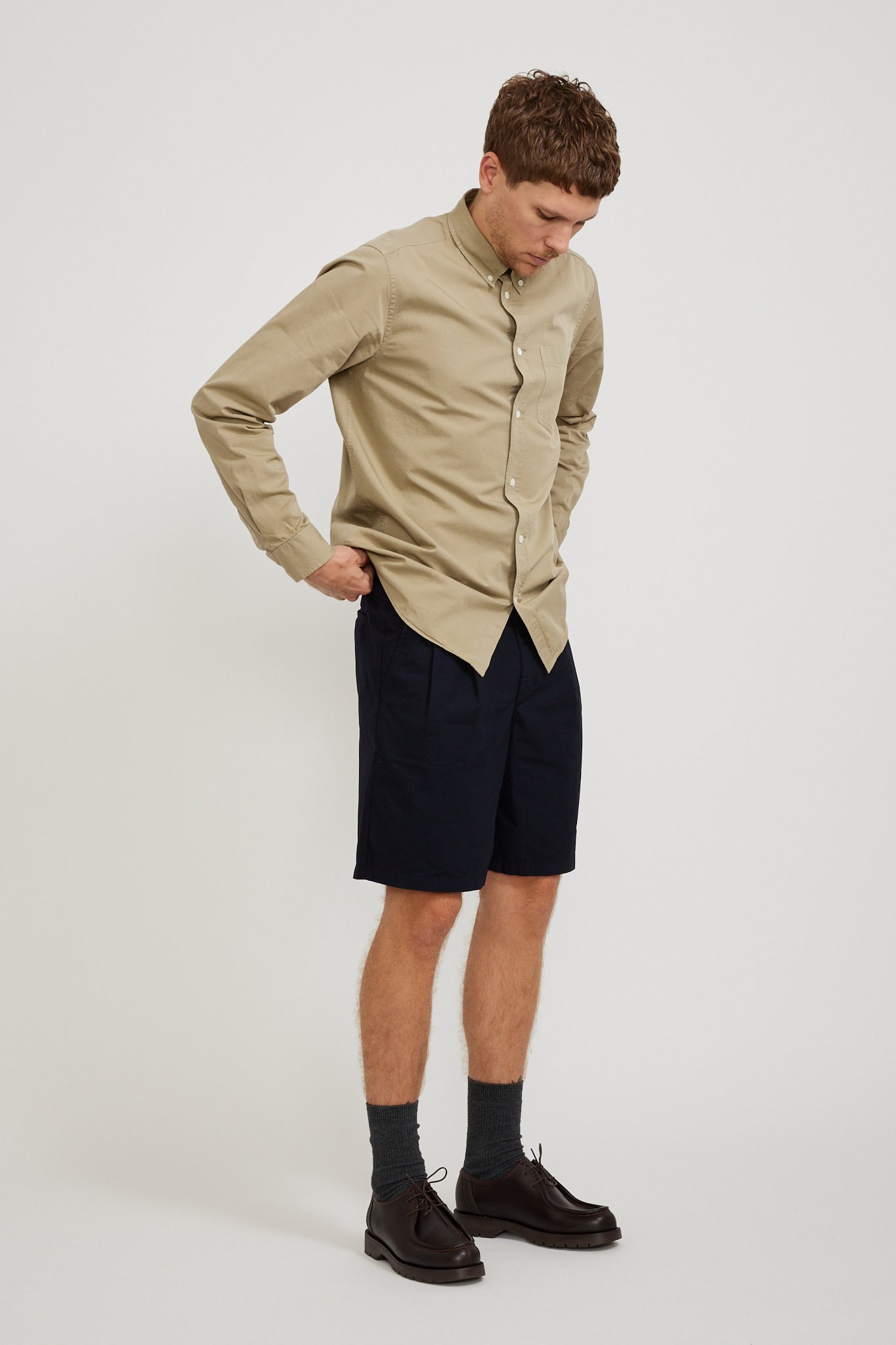 Norse Projects | Anton Light Twill Shirt Clay | Maplestore