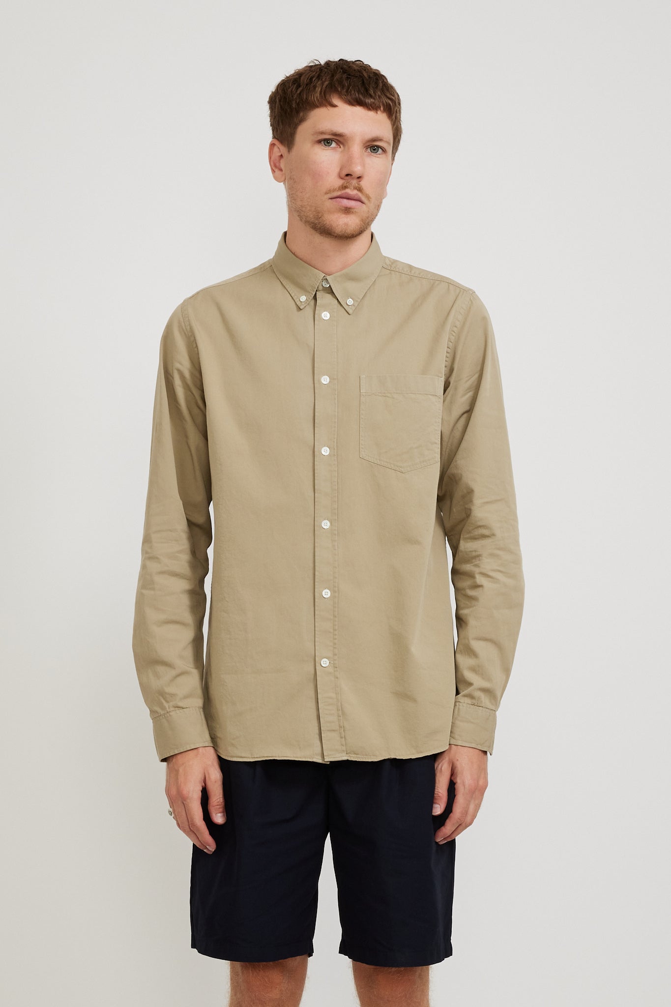 Norse Projects | Anton Light Twill Shirt Clay | Maplestore