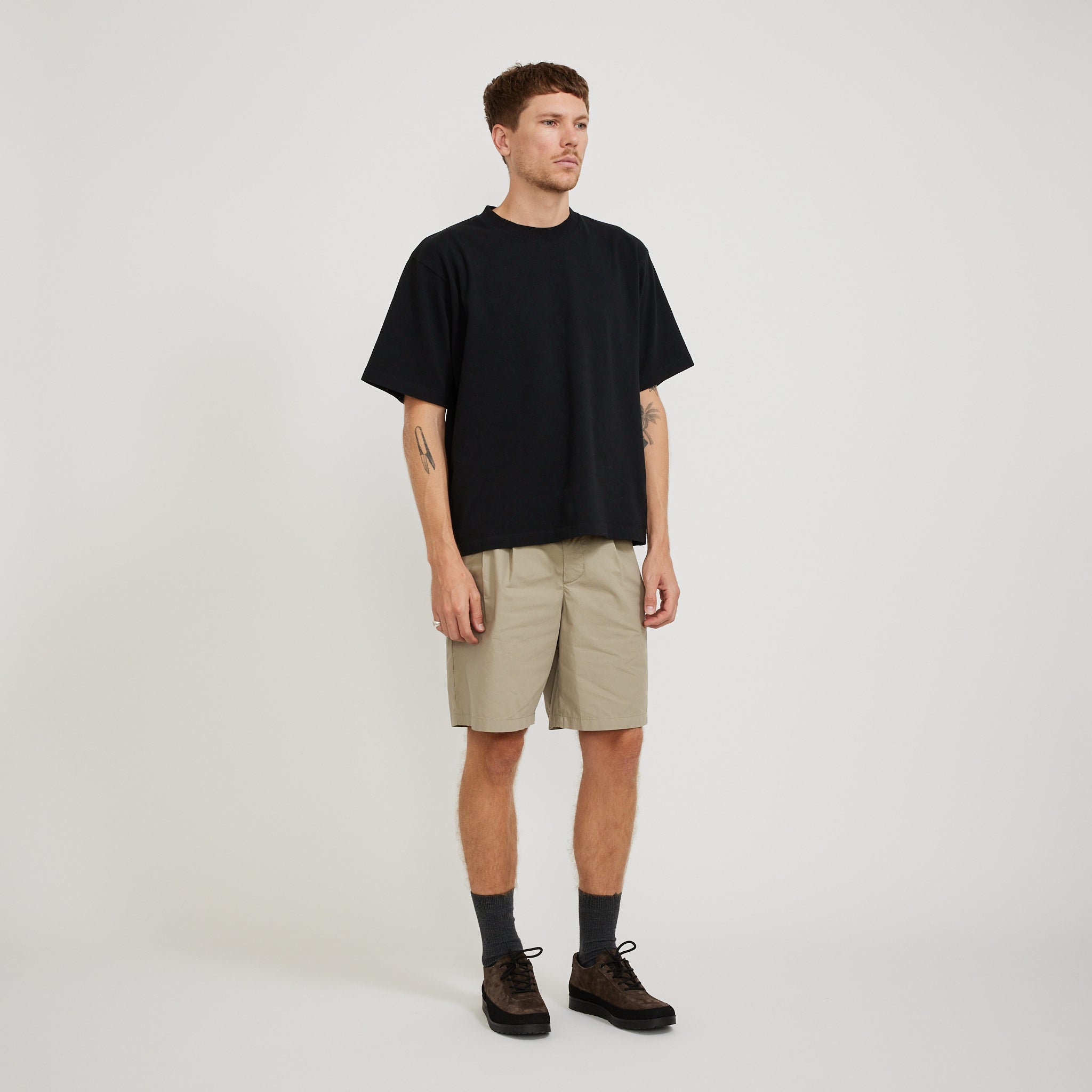 Norse Projects | Benn Relaxed Typewriter Pleated Short Clay | Maplestore