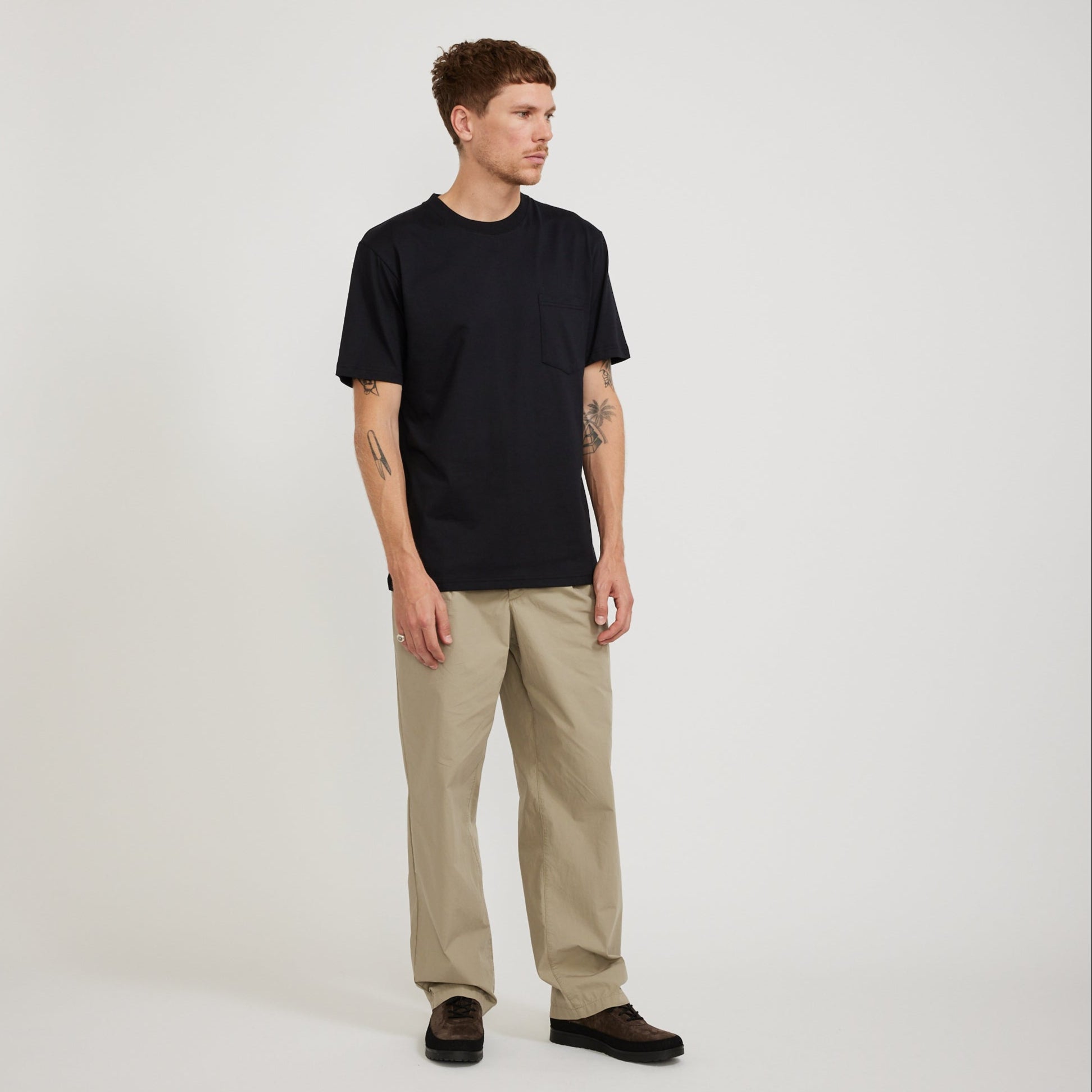Norse Projects | Benn Relaxed Typewriter Pleated Trouser Clay | Maplestore
