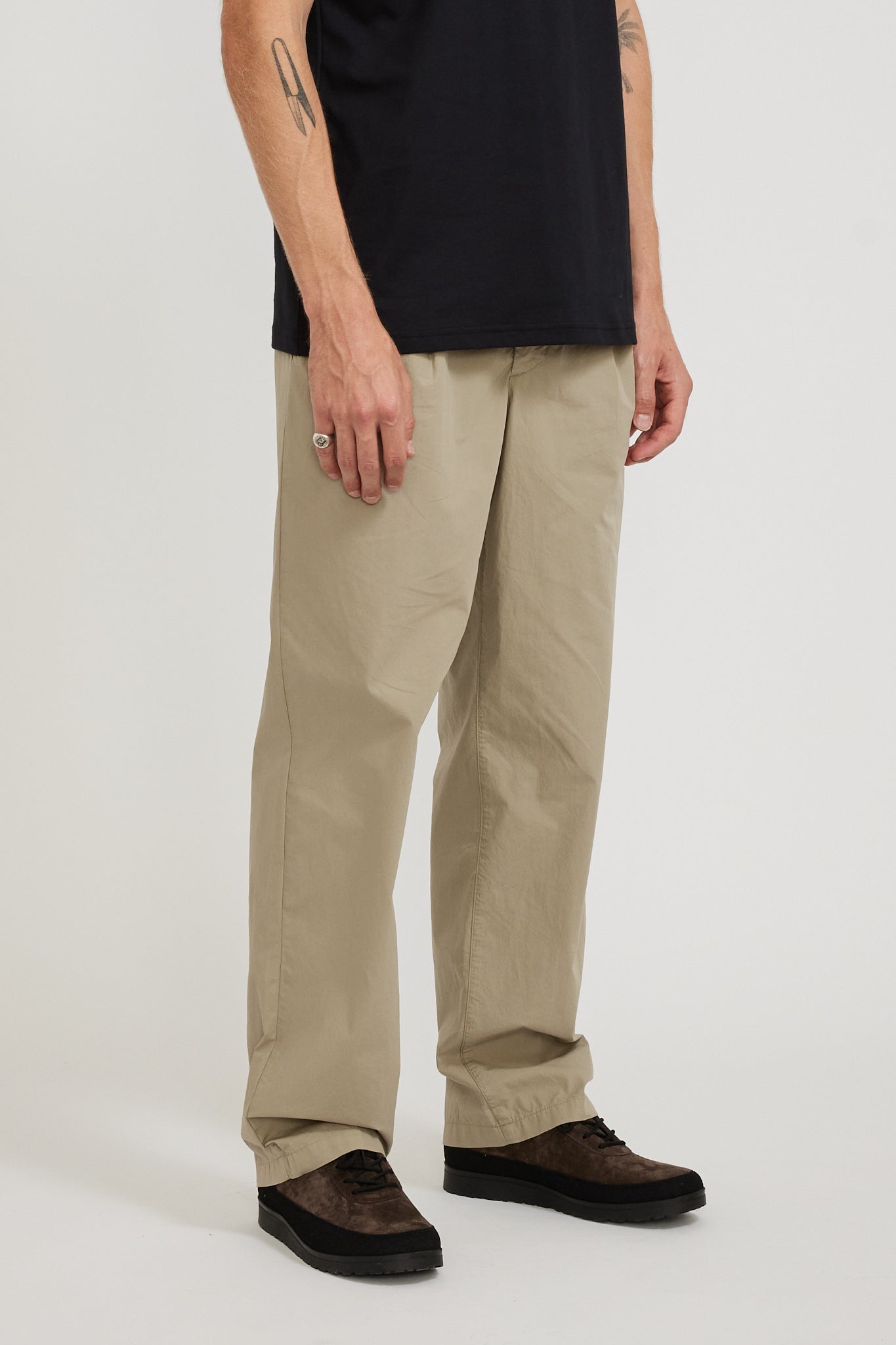 Norse Projects | Benn Relaxed Typewriter Pleated Trouser Clay | Maplestore