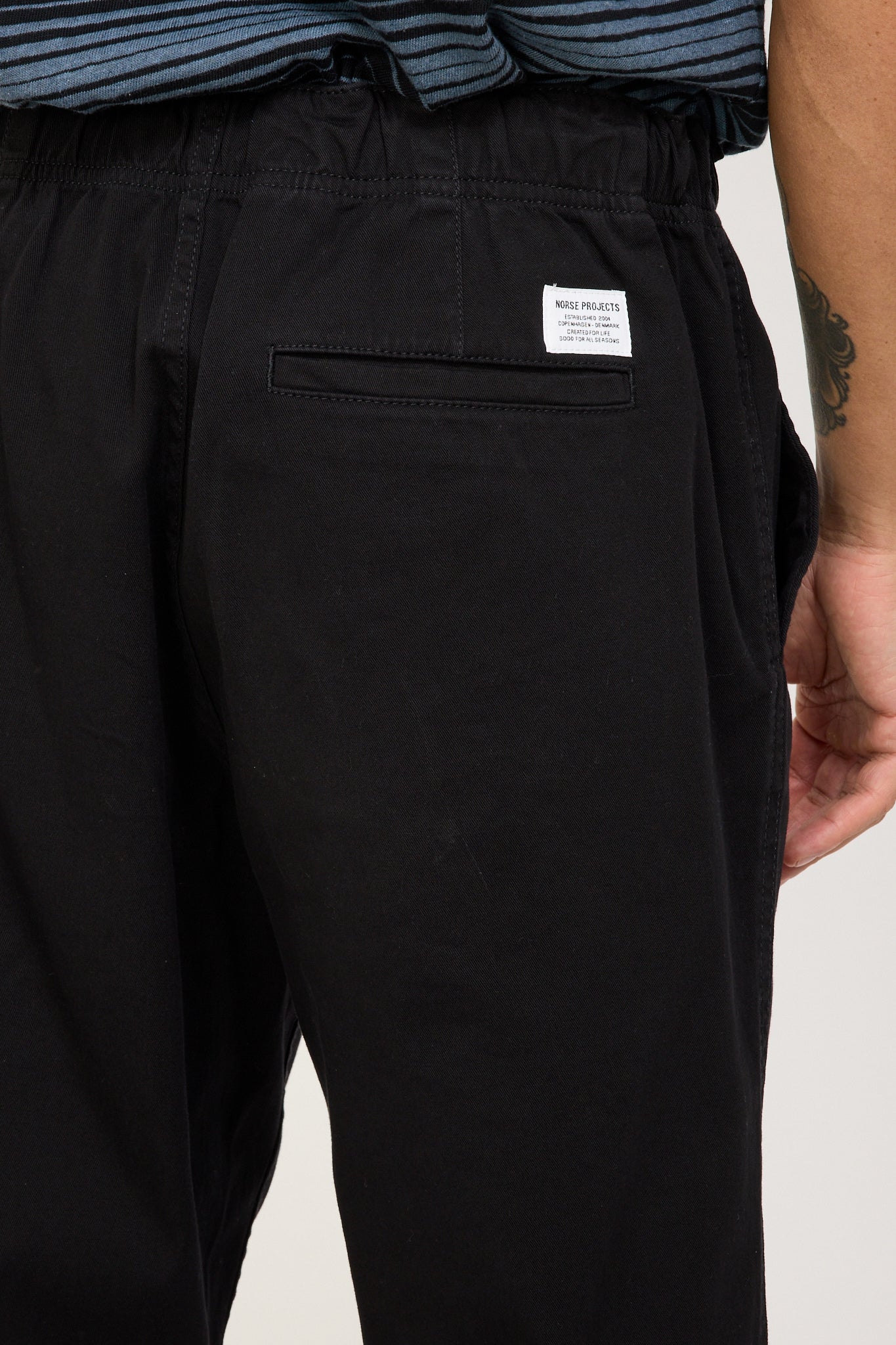 Norse Projects | Ezra Light Stretch Pant Black | Maplestore