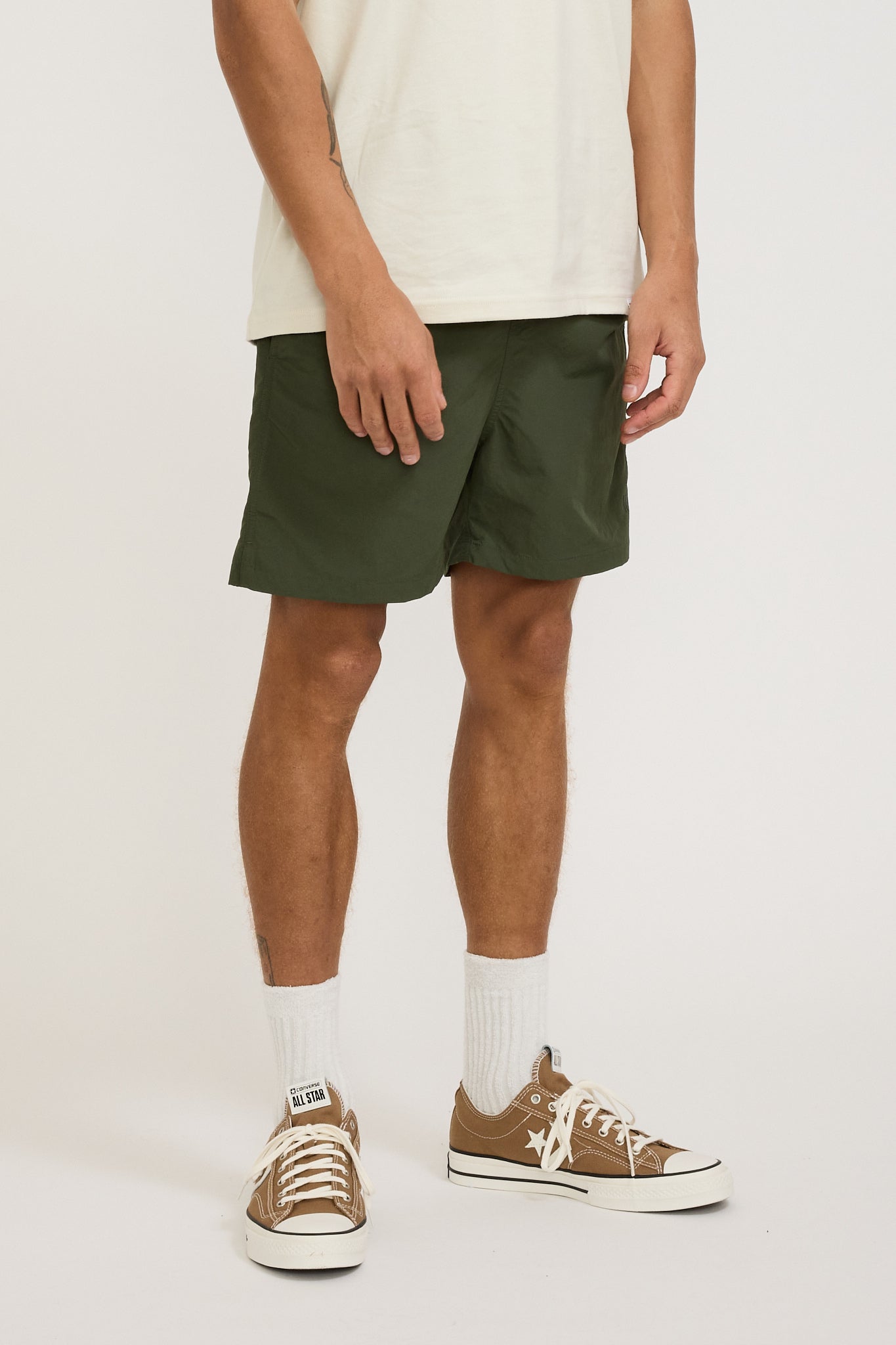 Norse Projects | Hauge Recycled Nylon Swimmers Spruce Green | Maplestore