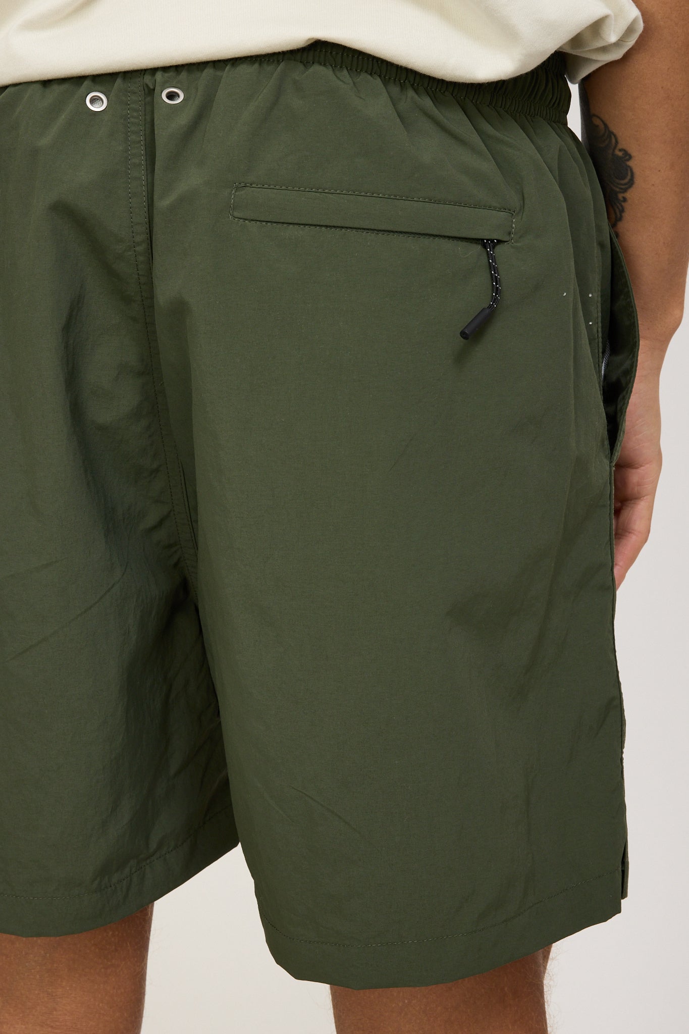 Norse Projects | Hauge Recycled Nylon Swimmers Spruce Green | Maplestore