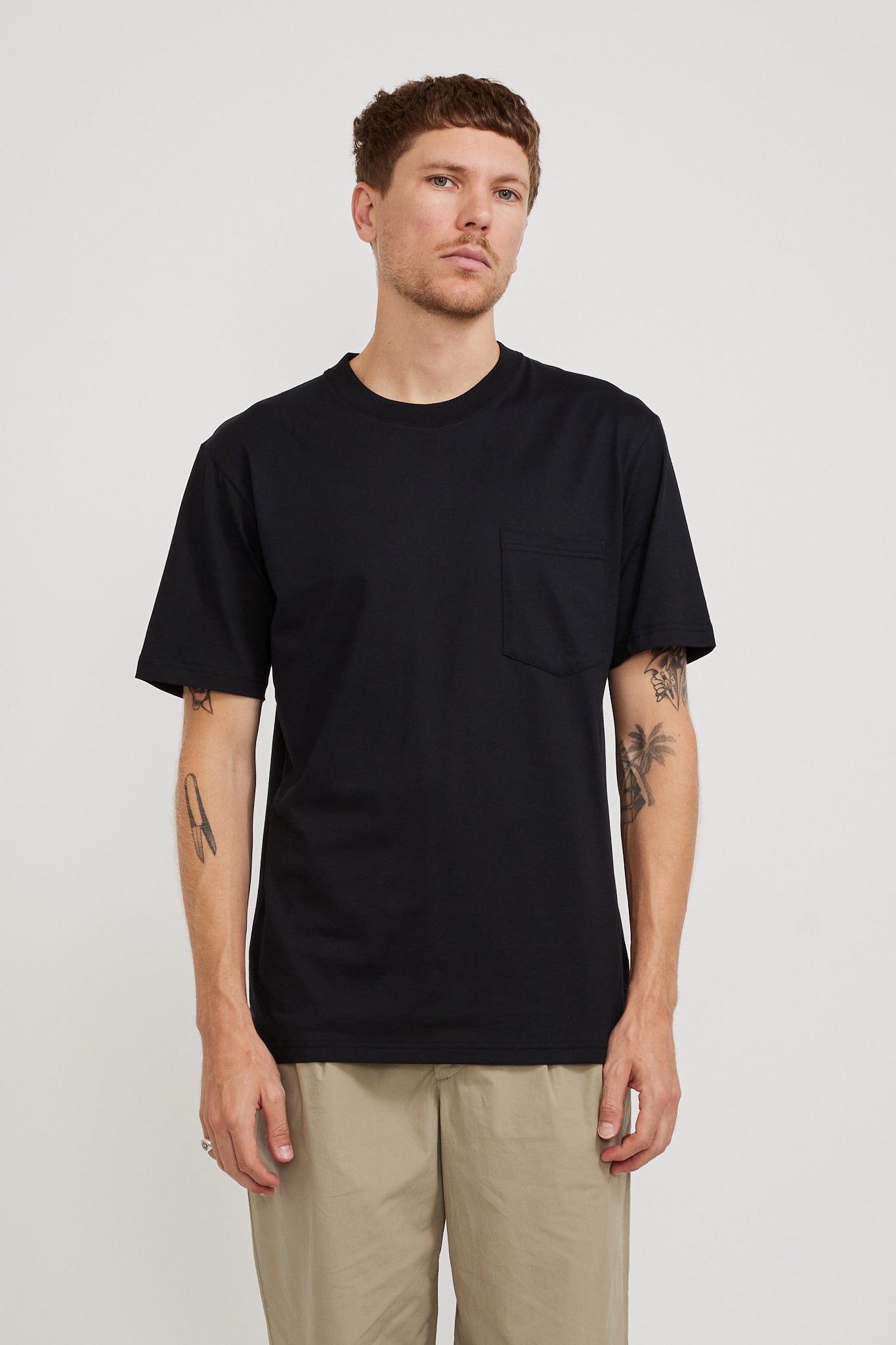 Norse Projects | Johannes Standard Organic S/S Pocket T-Shirt Black | Maplestore