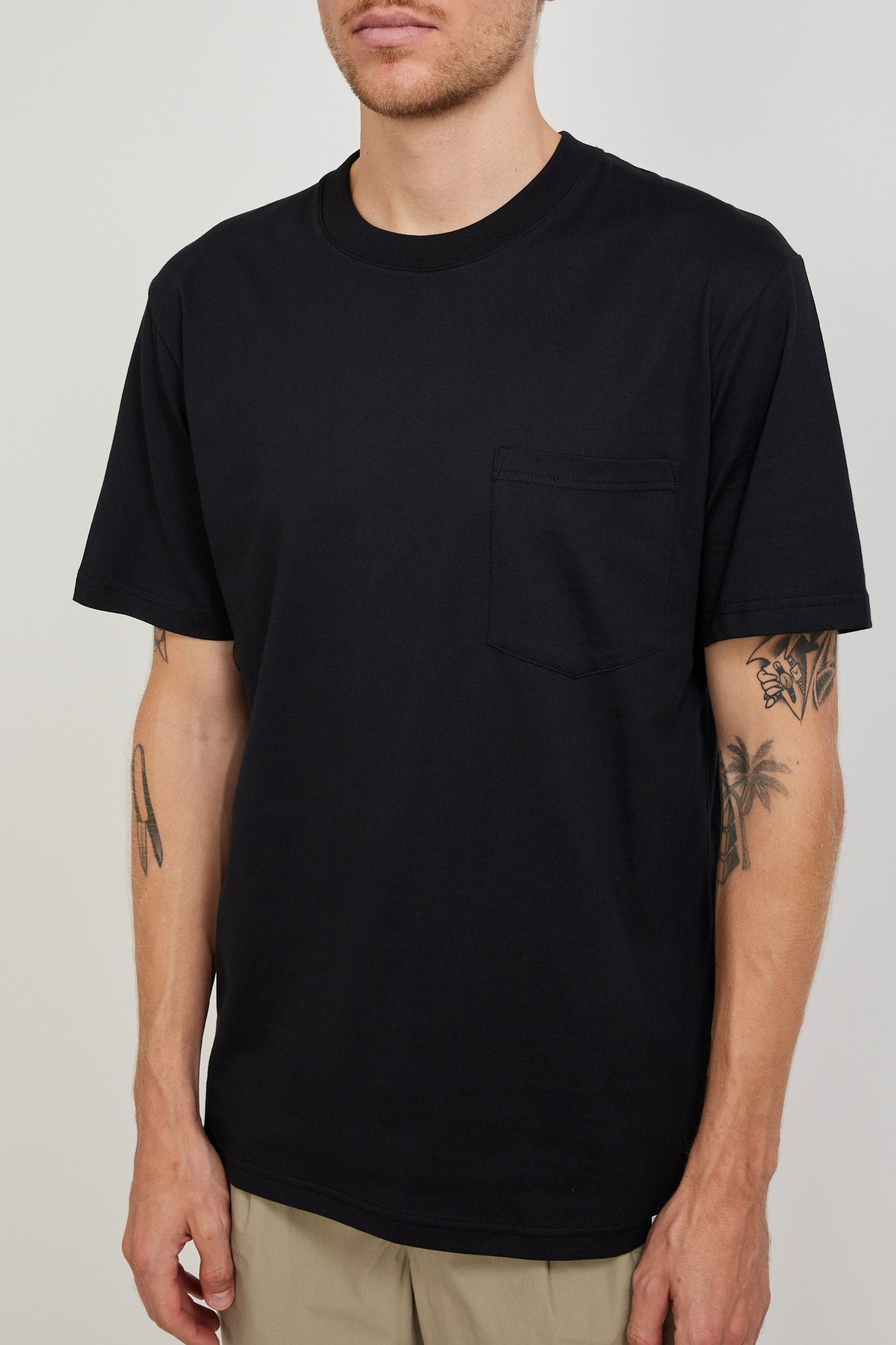 Norse Projects | Johannes Standard Organic S/S Pocket T-Shirt Black | Maplestore