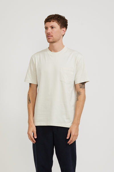 Norse Projects | Johannes Standard Organic S/S Pocket T-Shirt Lucid White | Maplestore
