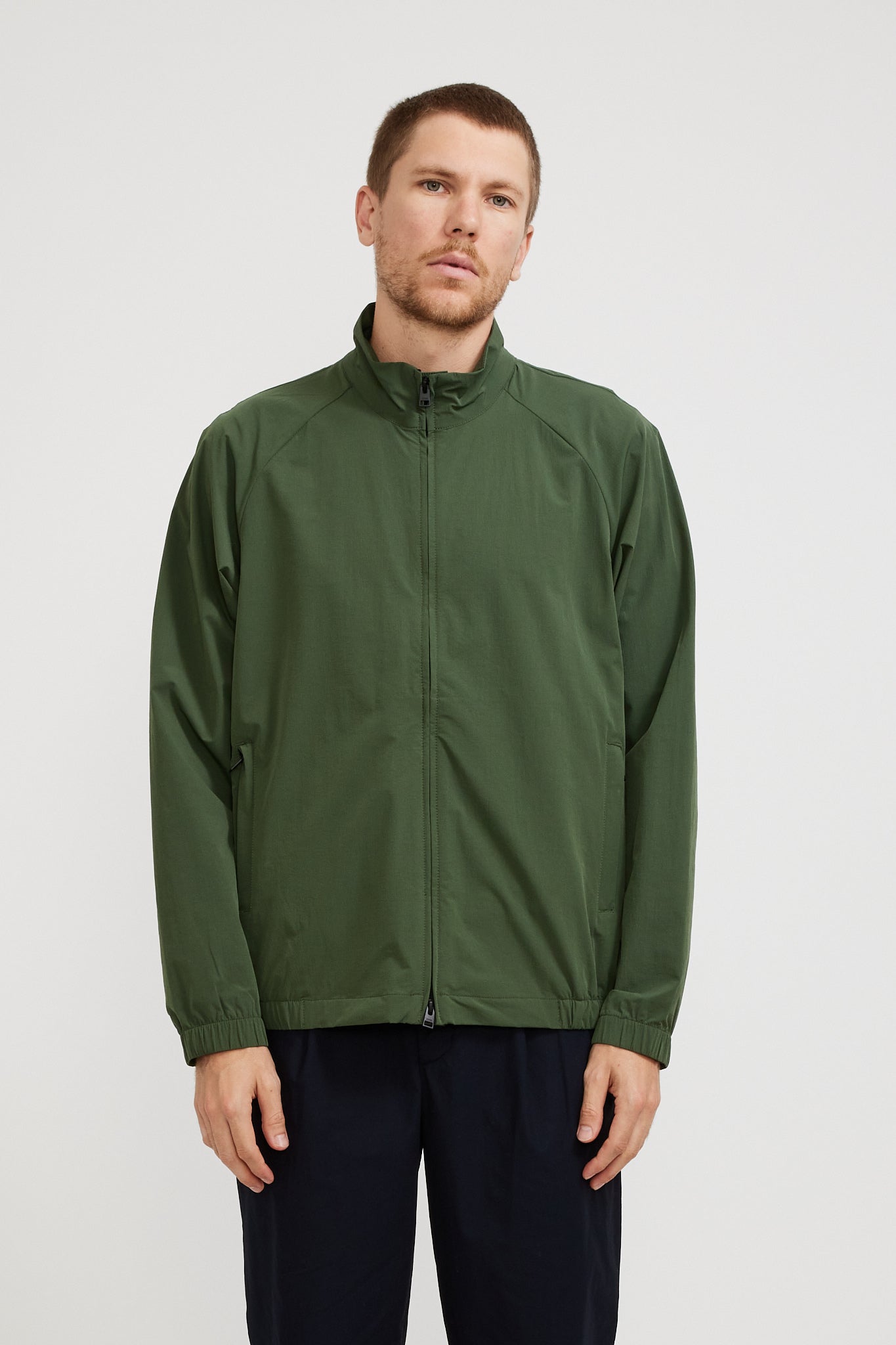 Norse Projects Korso Travel Light Harrington Jacket Spruce Green Maplestore