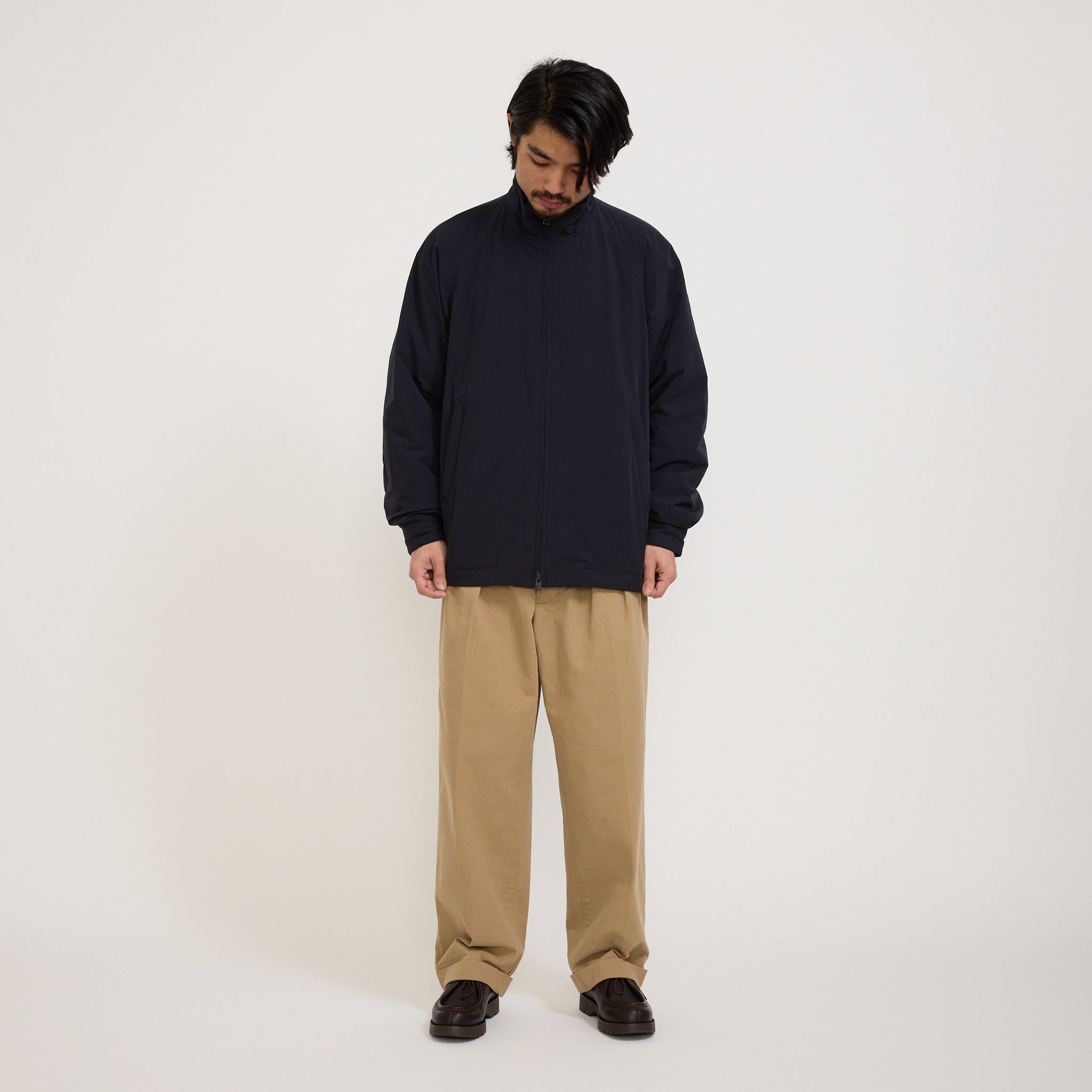 Korso Travel Light Insulated Harrington Jacket Dark Navy