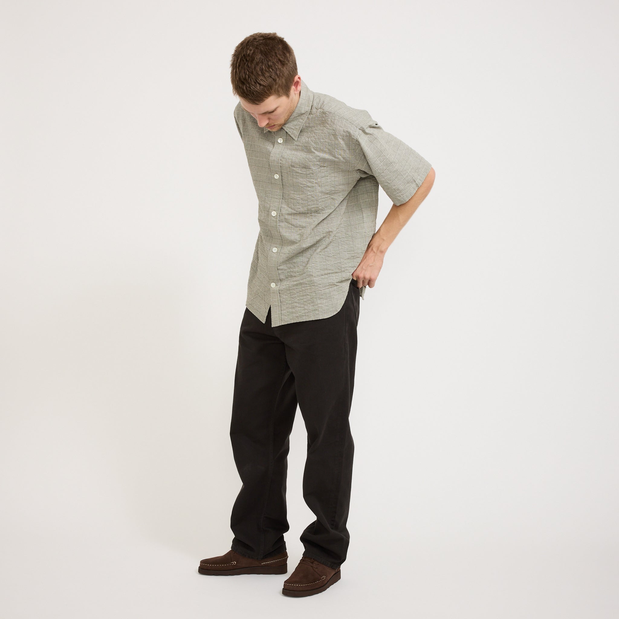 Mogens Relaxed 5 Pocket Heavy Twill Pant Black