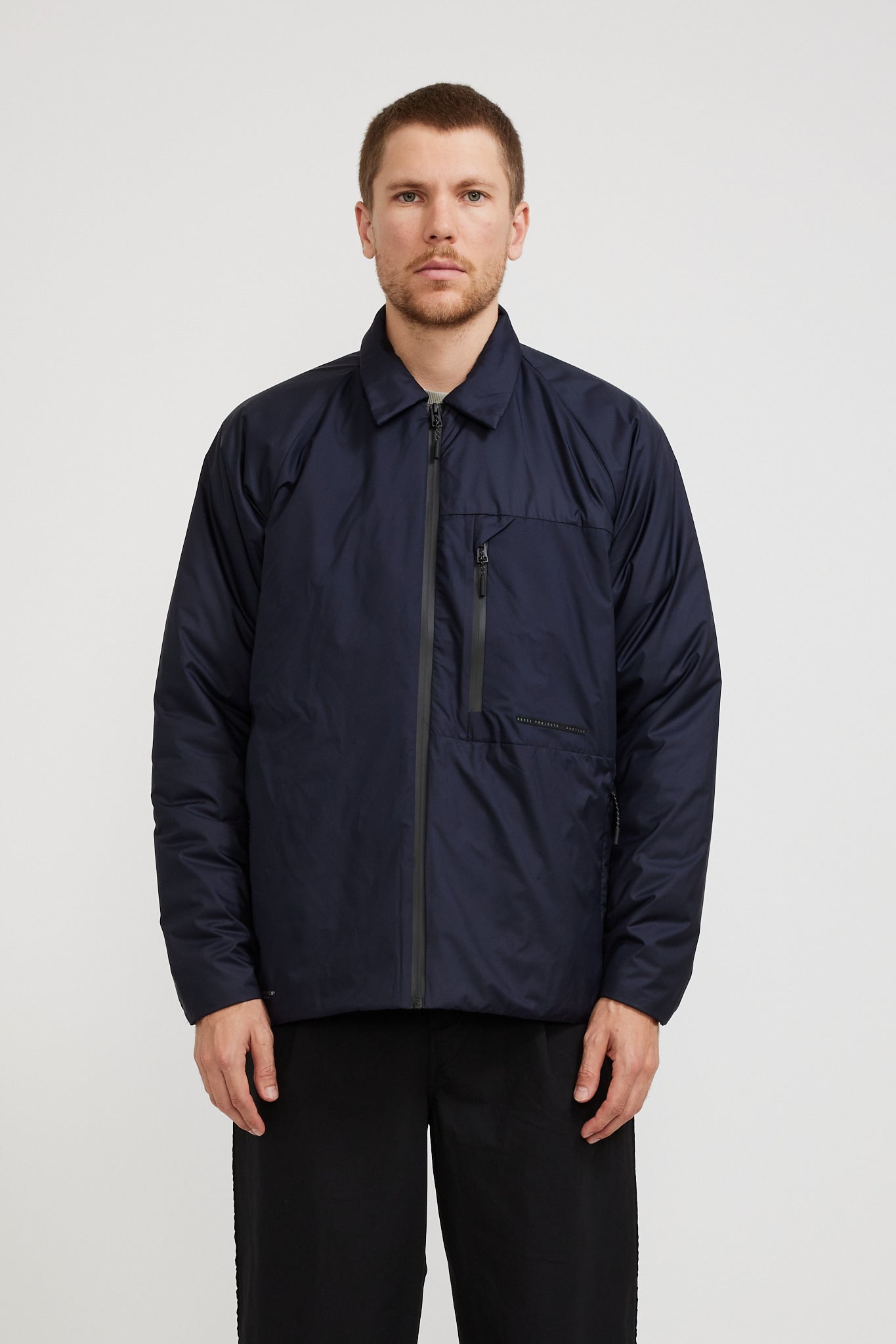 Norse Projects | Pertex Quantum Midlayer Shirt Dark Navy | Maplestore