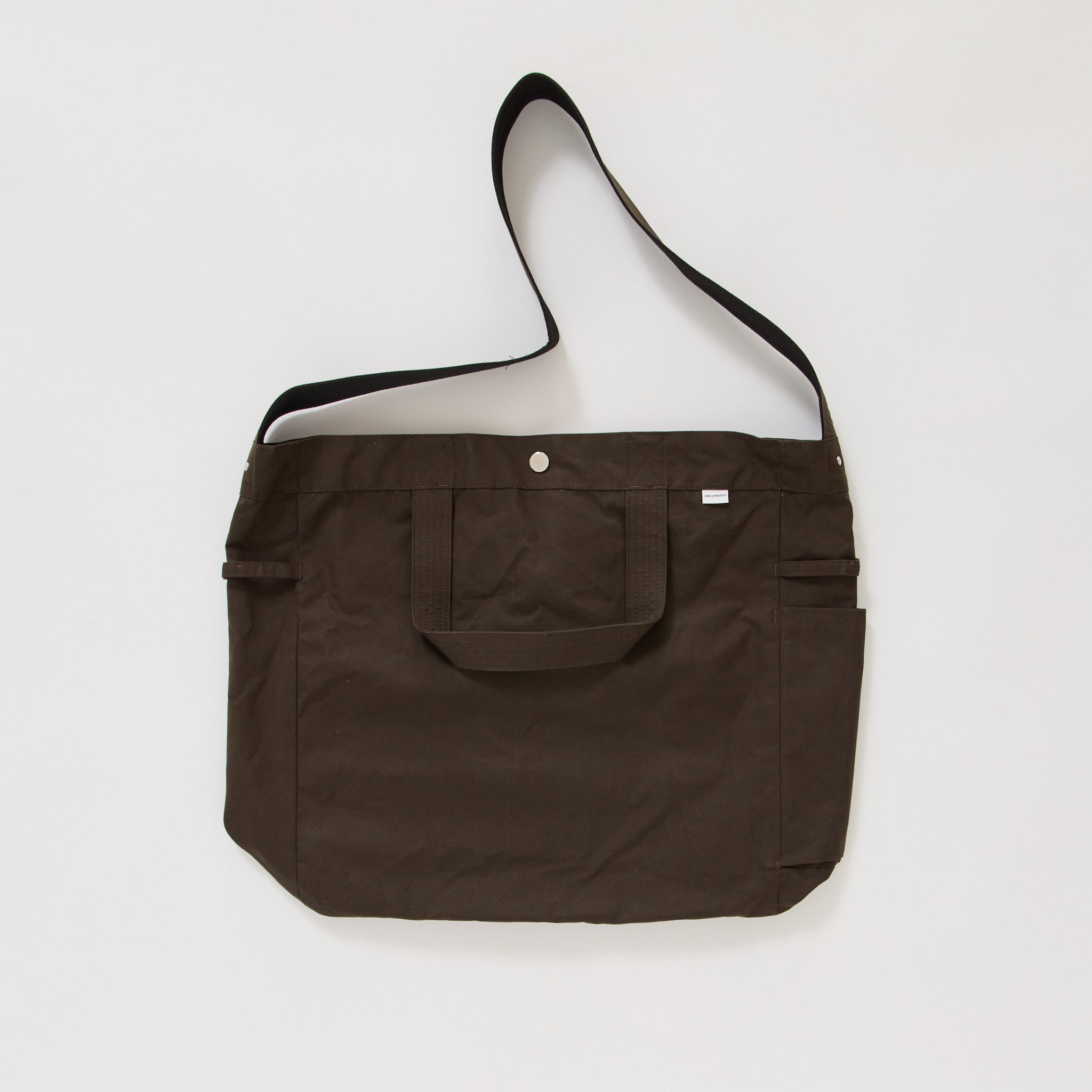 Norse Projects | Pligt Wax Cotton Tote Delicioso Brown | Maplestore
