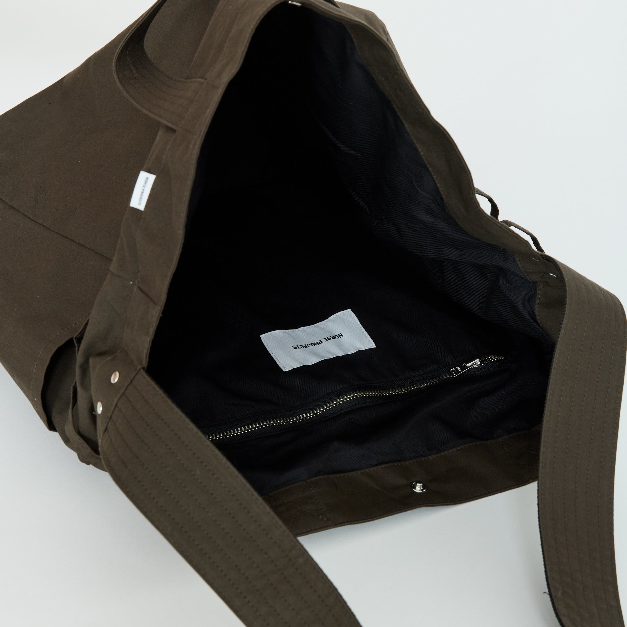 Norse Projects | Pligt Wax Cotton Tote Delicioso Brown | Maplestore