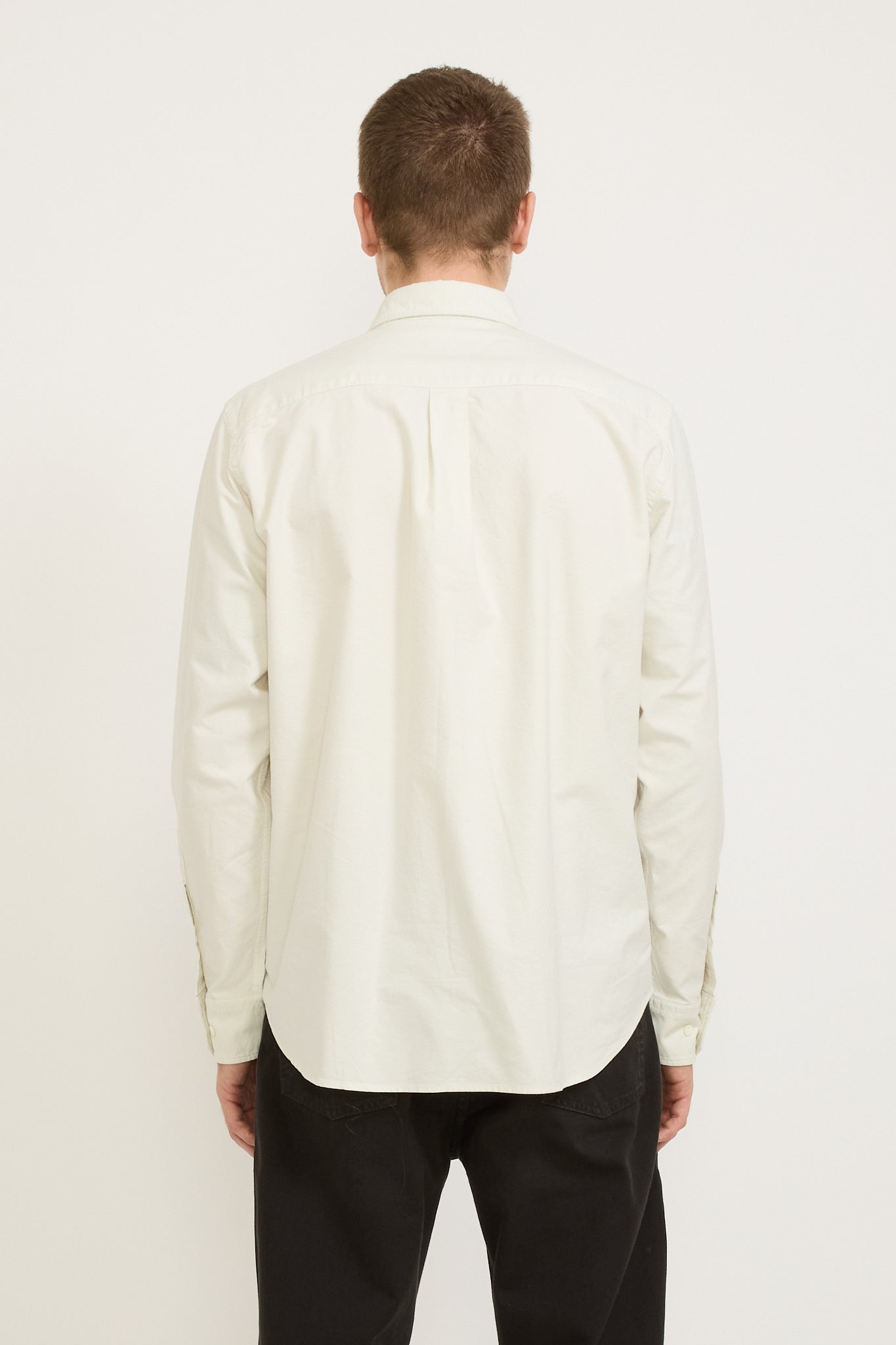 Norse Projects | Algot Relaxed Overdyed Oxford Shirt Kit White | Maplestore
