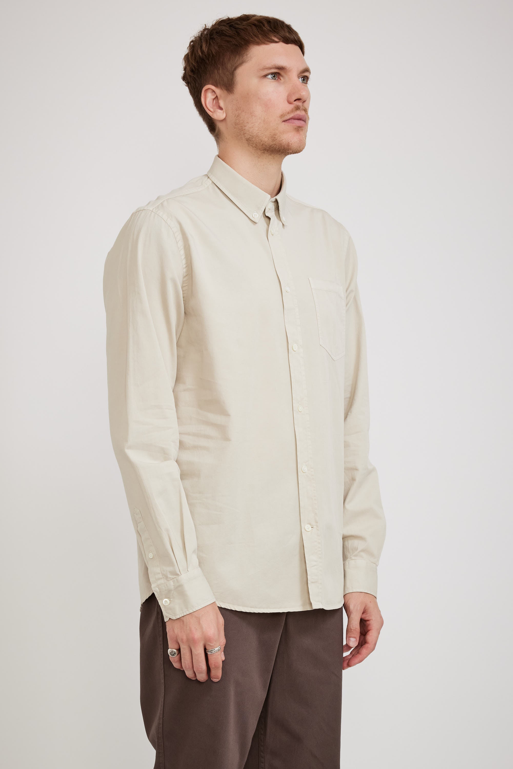 Norse Projects | Anton Light Twill Shirt Oatmeal | Maplestore