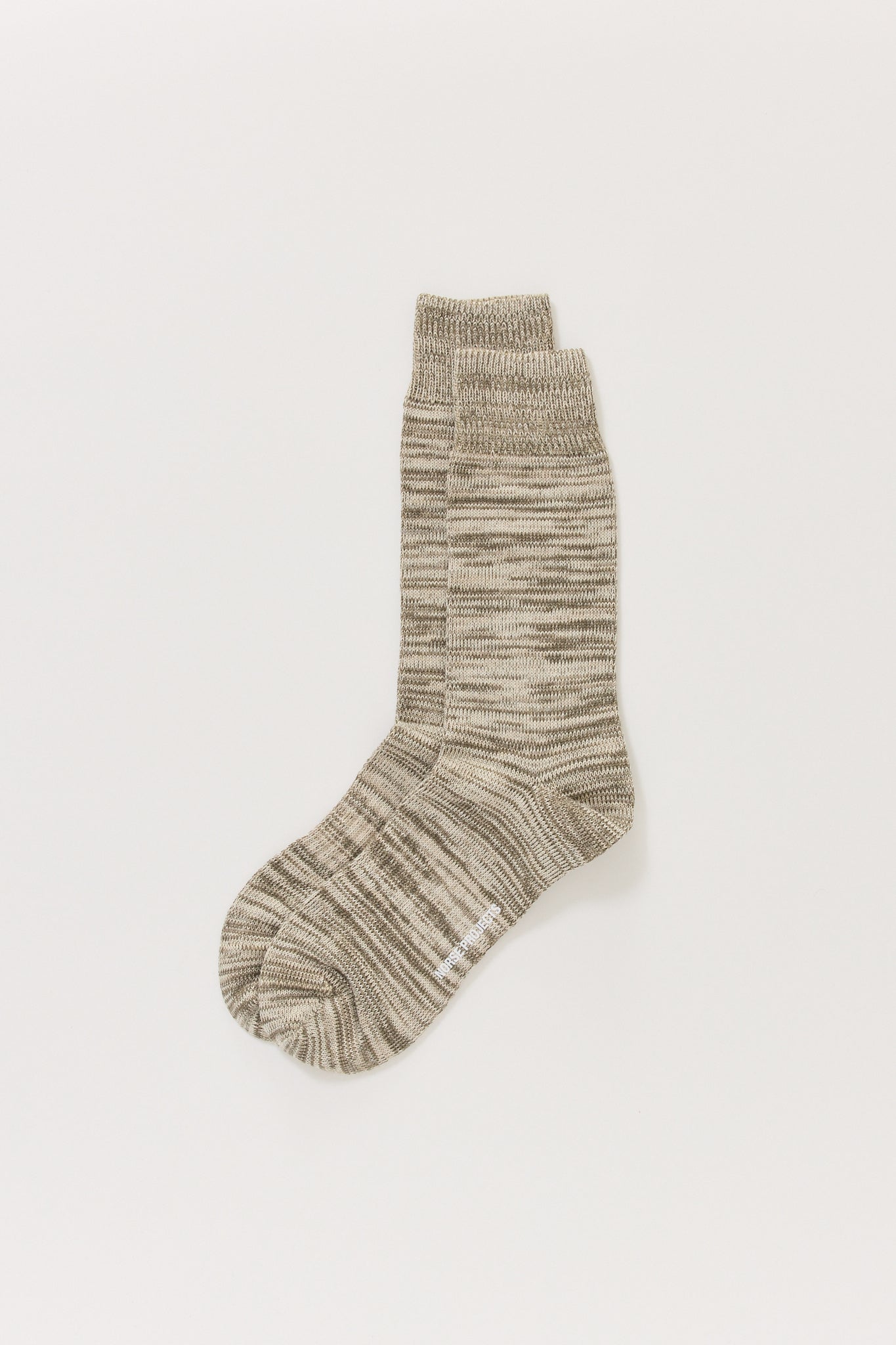 Bjarki Cotton Twist Sock Sediment Green