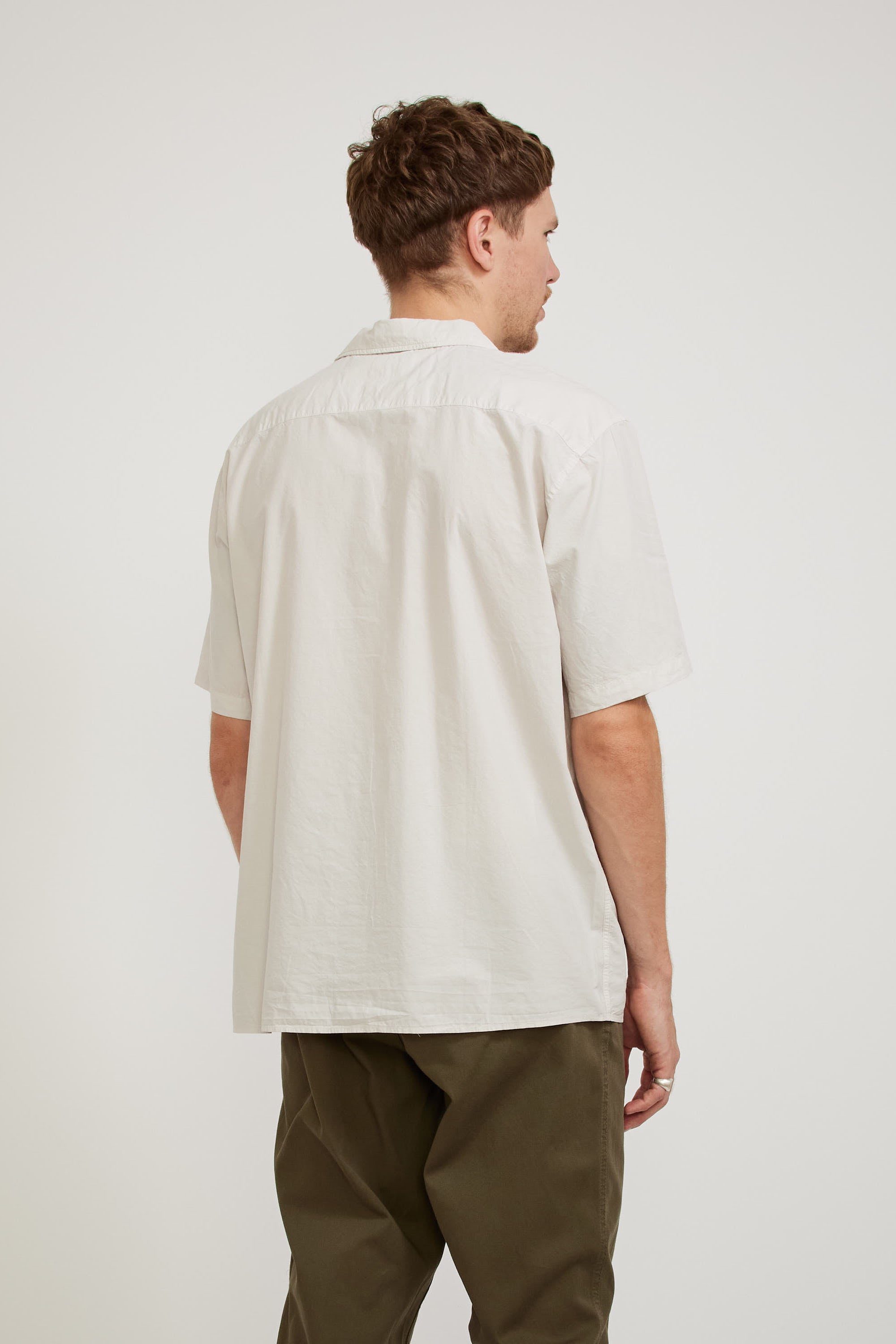 Norse Projects | Carsten Cotton Tencel Shirt Marble White | Maplestore