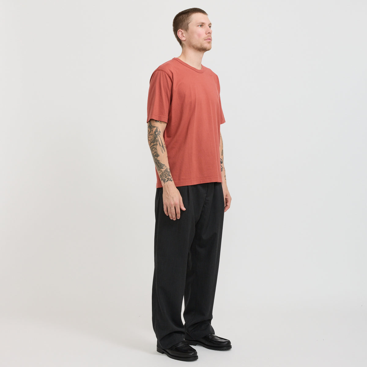 Norse Projects | Elmelunde Soft Compact Cotton T-Shirt Cowhide | Maplestore