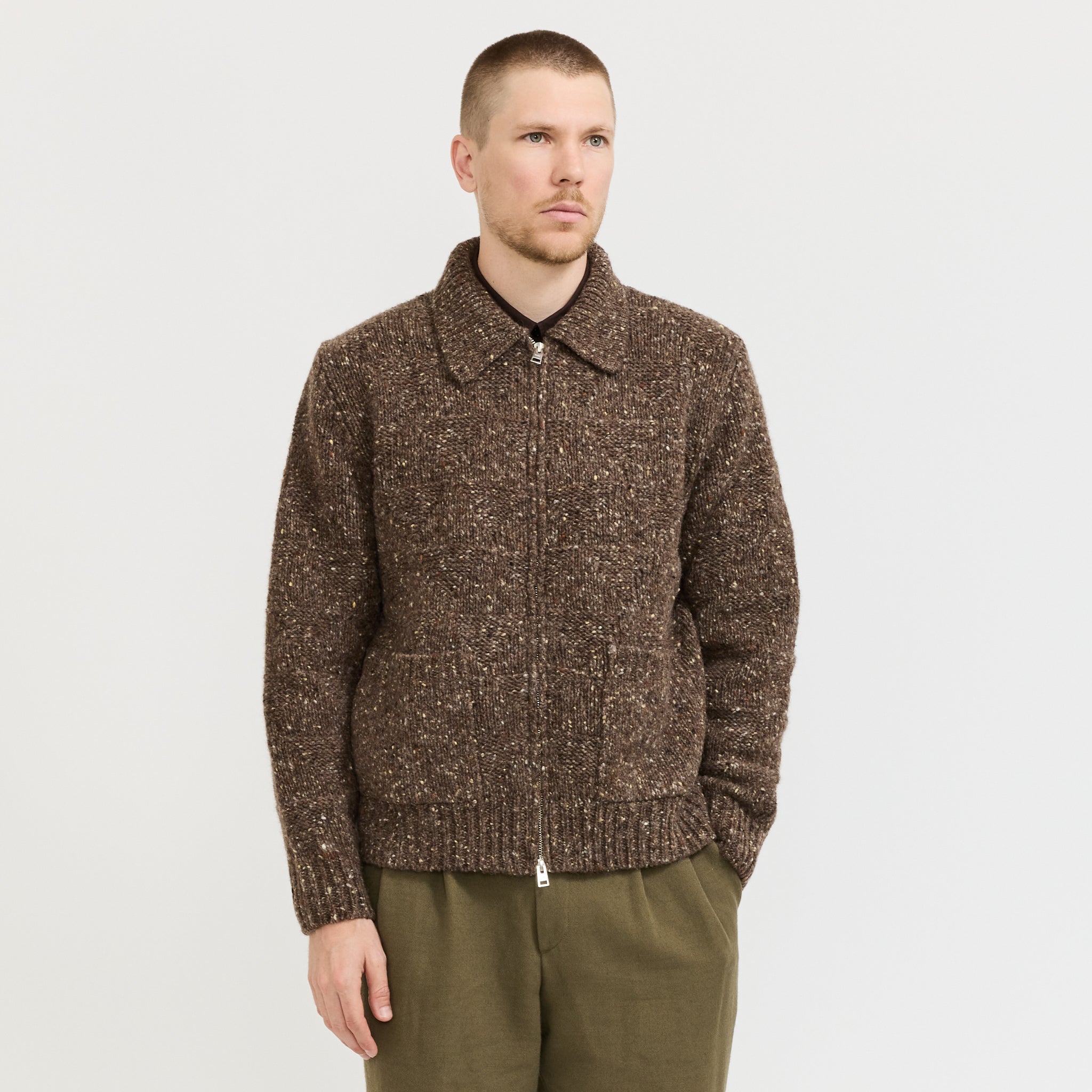 Erik Donegal Diamond Jacket Seal Brown