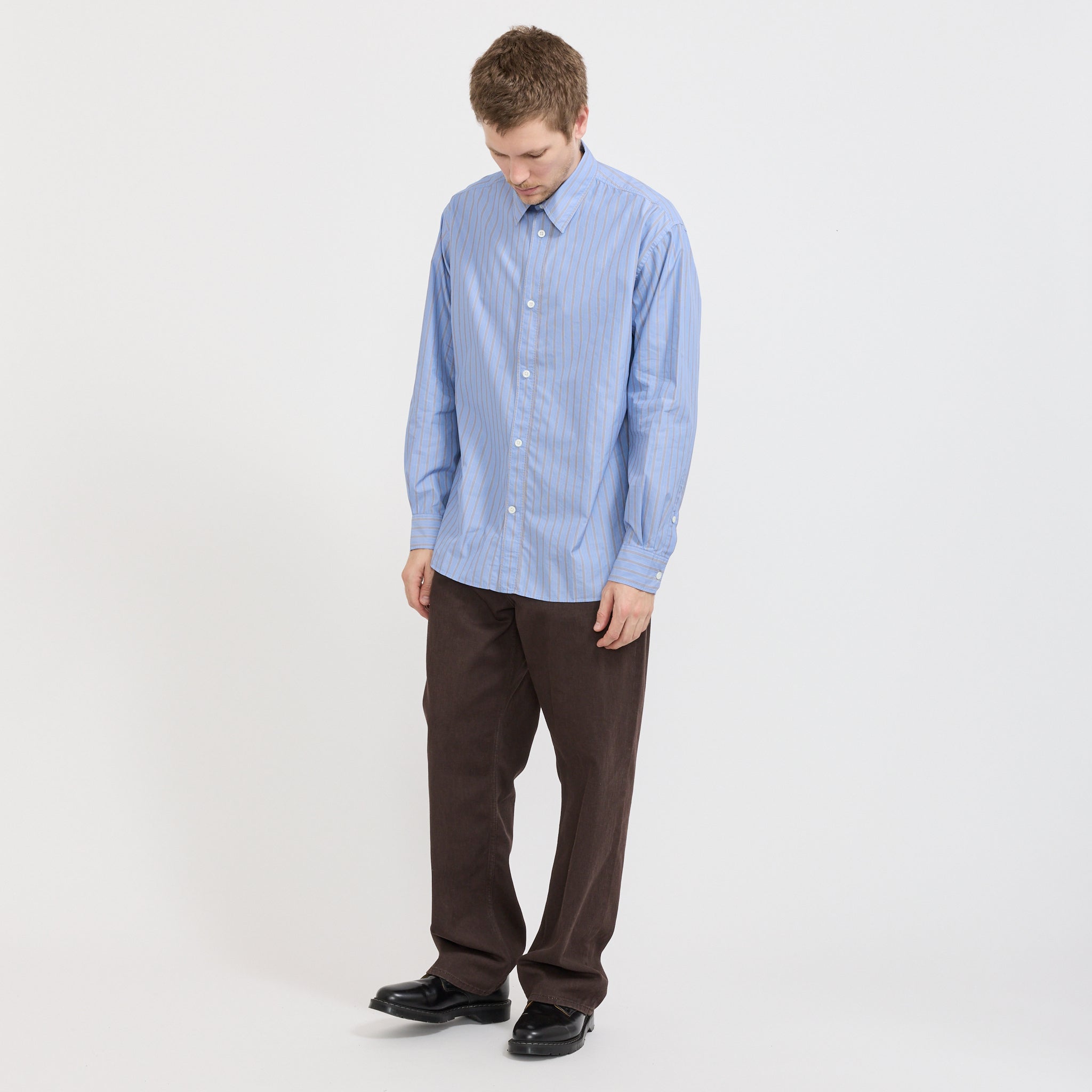 Norse Projects | Espevik Fine Oversize Shirt Bel Air Blue | Maplestore