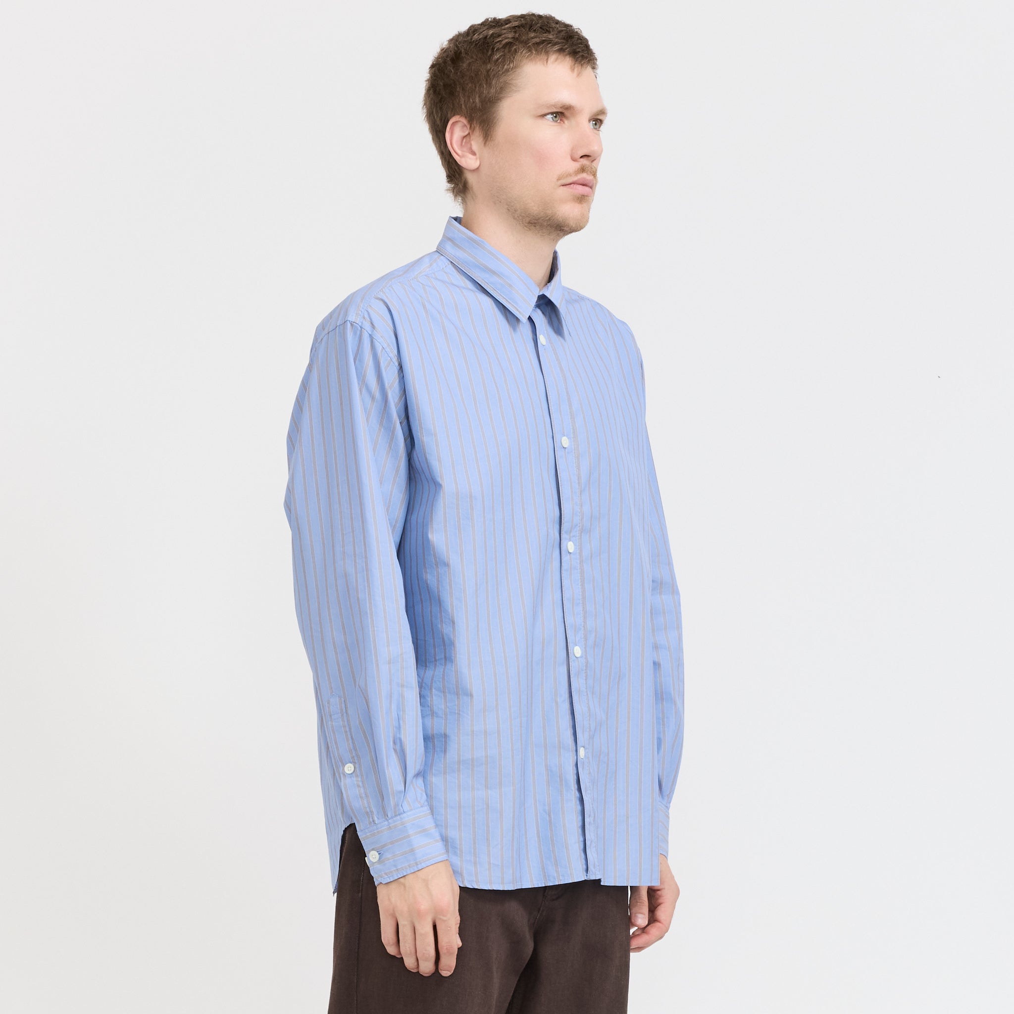 Norse Projects | Espevik Fine Oversize Shirt Bel Air Blue | Maplestore