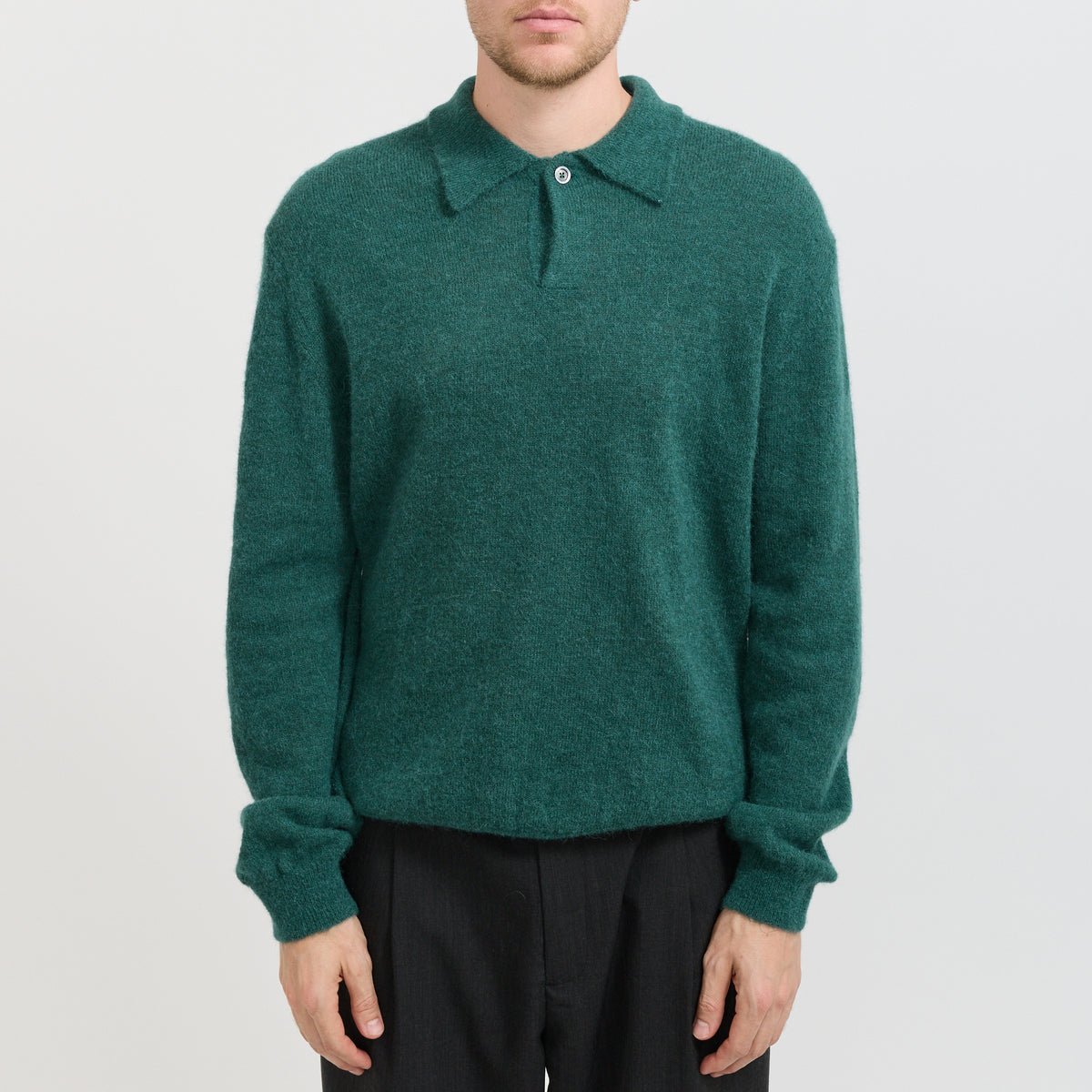 Norse Projects | Gudme Baby Alpaca Polo North Sea | Maplestore