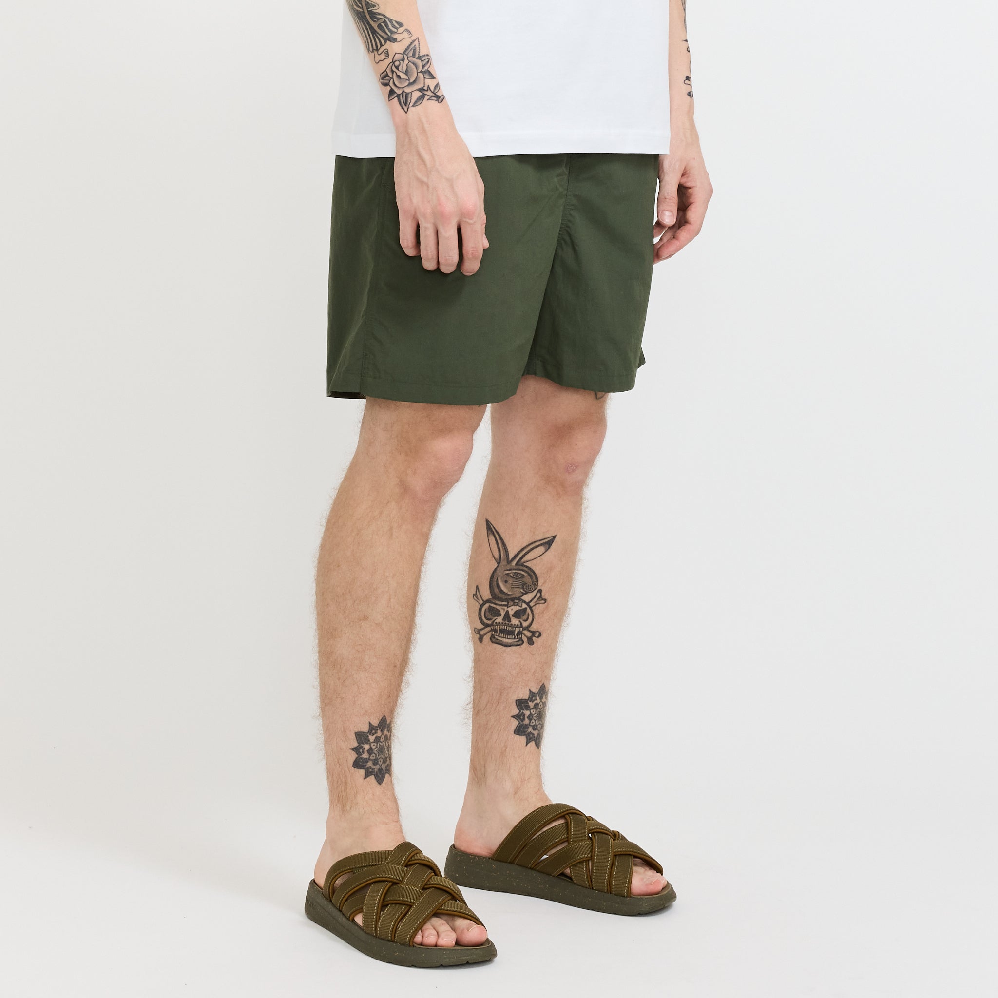 Norse Projects | Hauge Recycled Nylon Swimmers Spruce Green | Maplestore