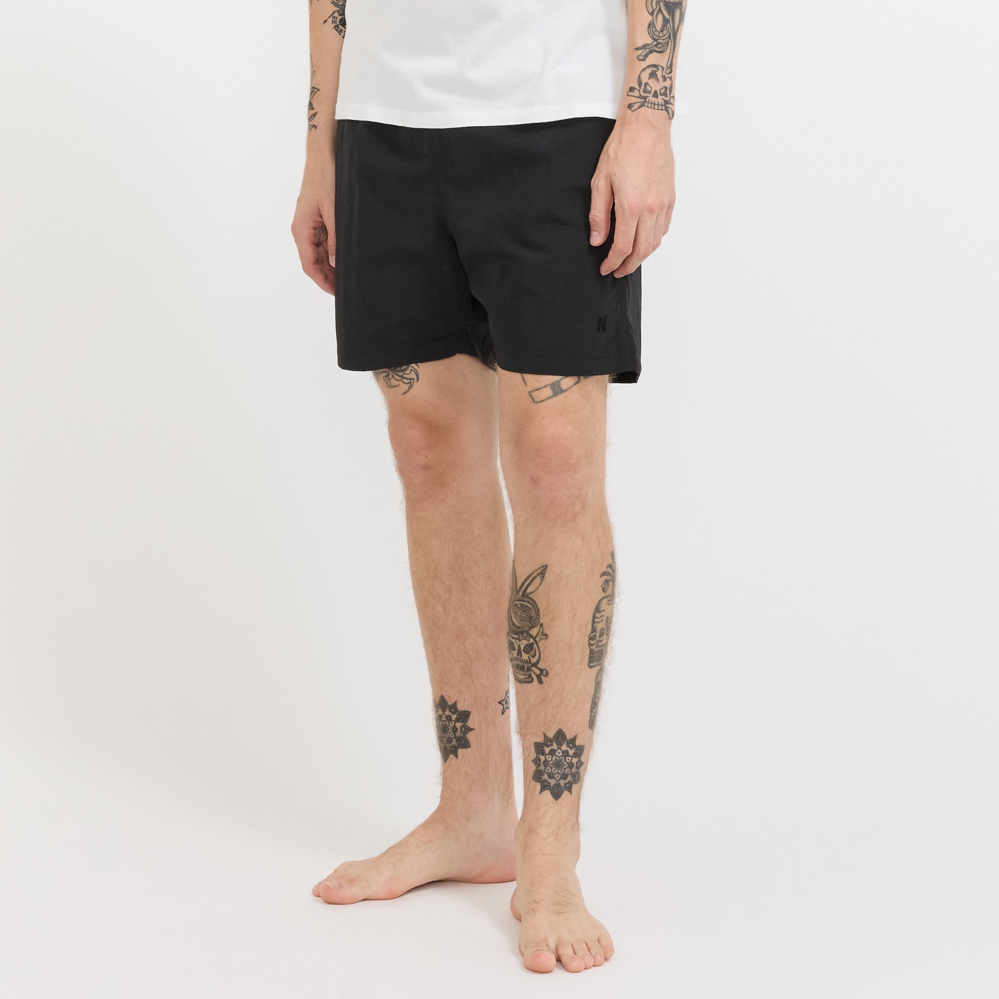 Hauge Recycled Nylon Swimmers Black