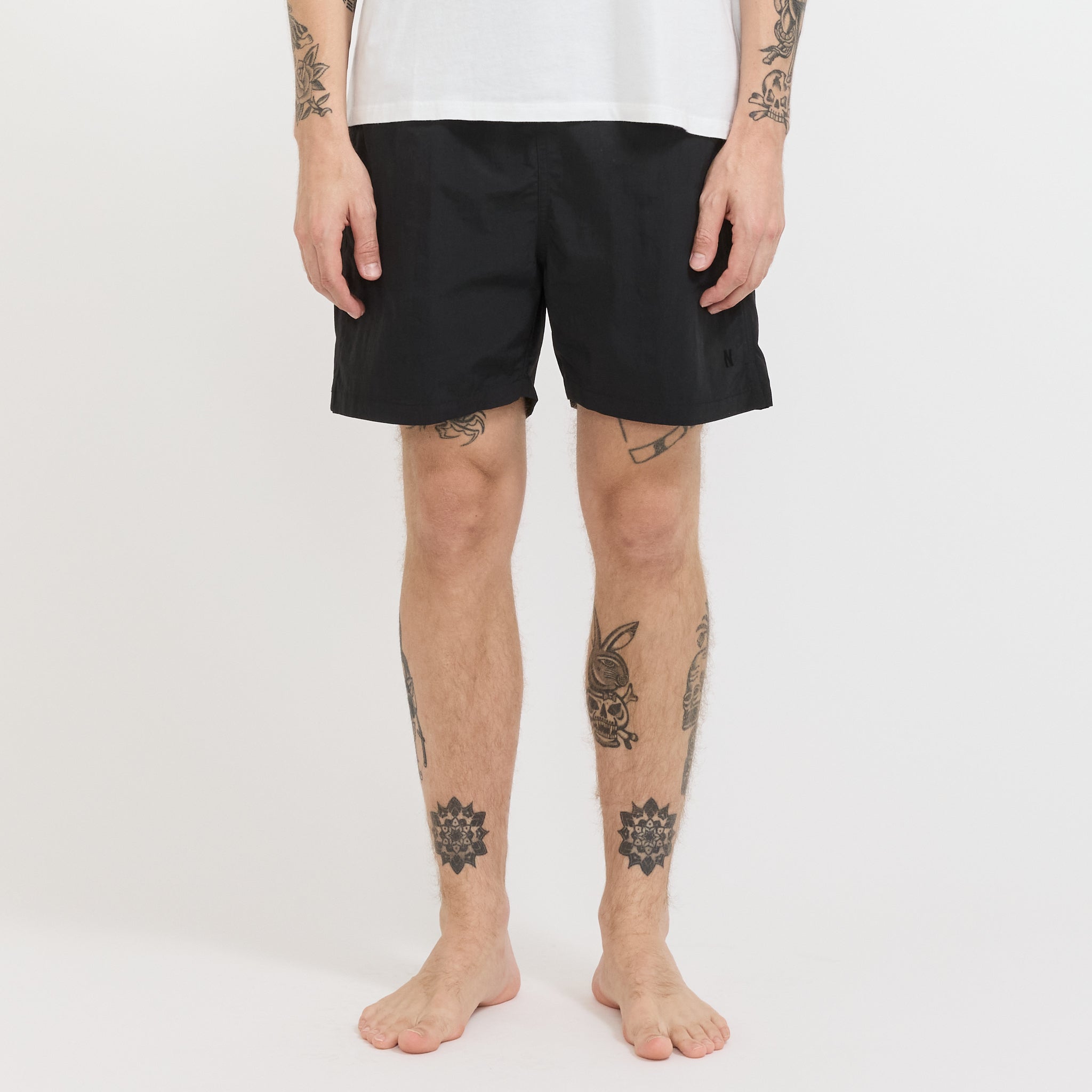 Hauge Recycled Nylon Swimmers Black