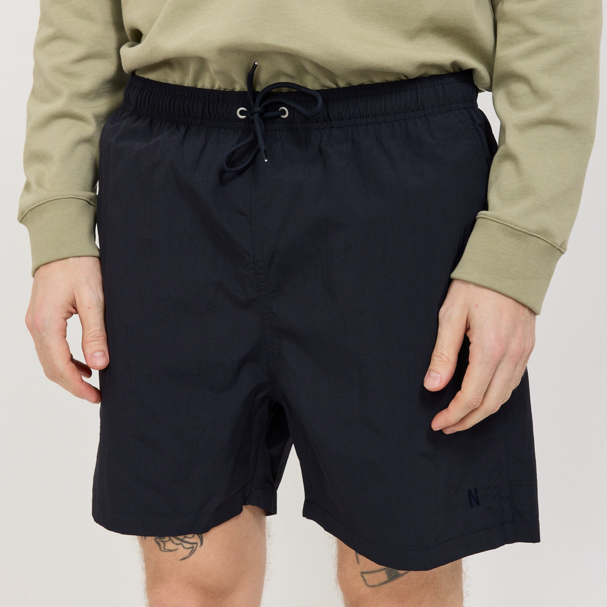 Norse Projects | Hauge Recycled Nylon Swimmers Dark Navy | Maplestore