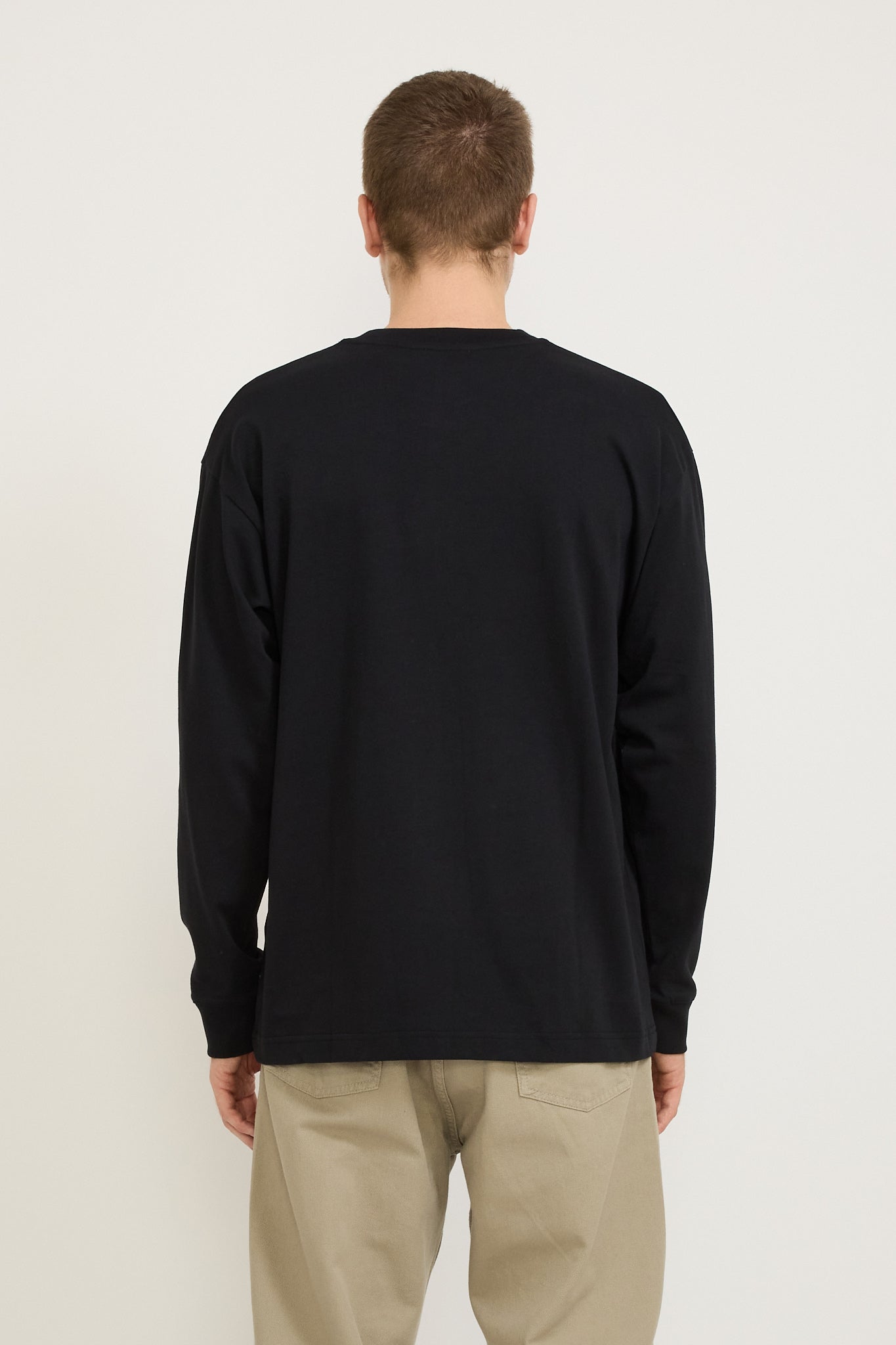 Norse Standard Heavy Loose LS T-Shirt Black