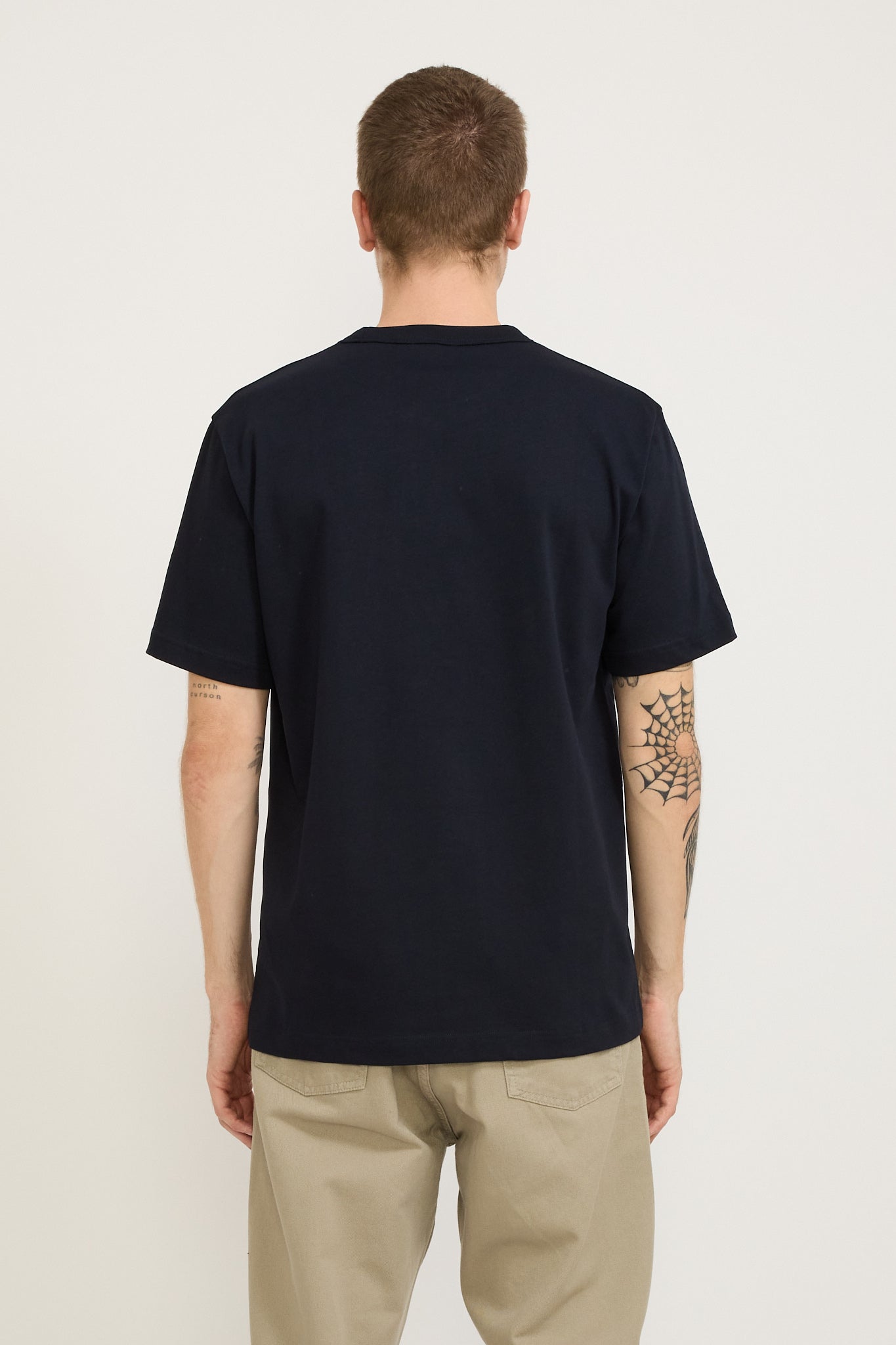 Norse Projects | Holger Organic Boat Print T Shirt Dark Navy | Maplestore