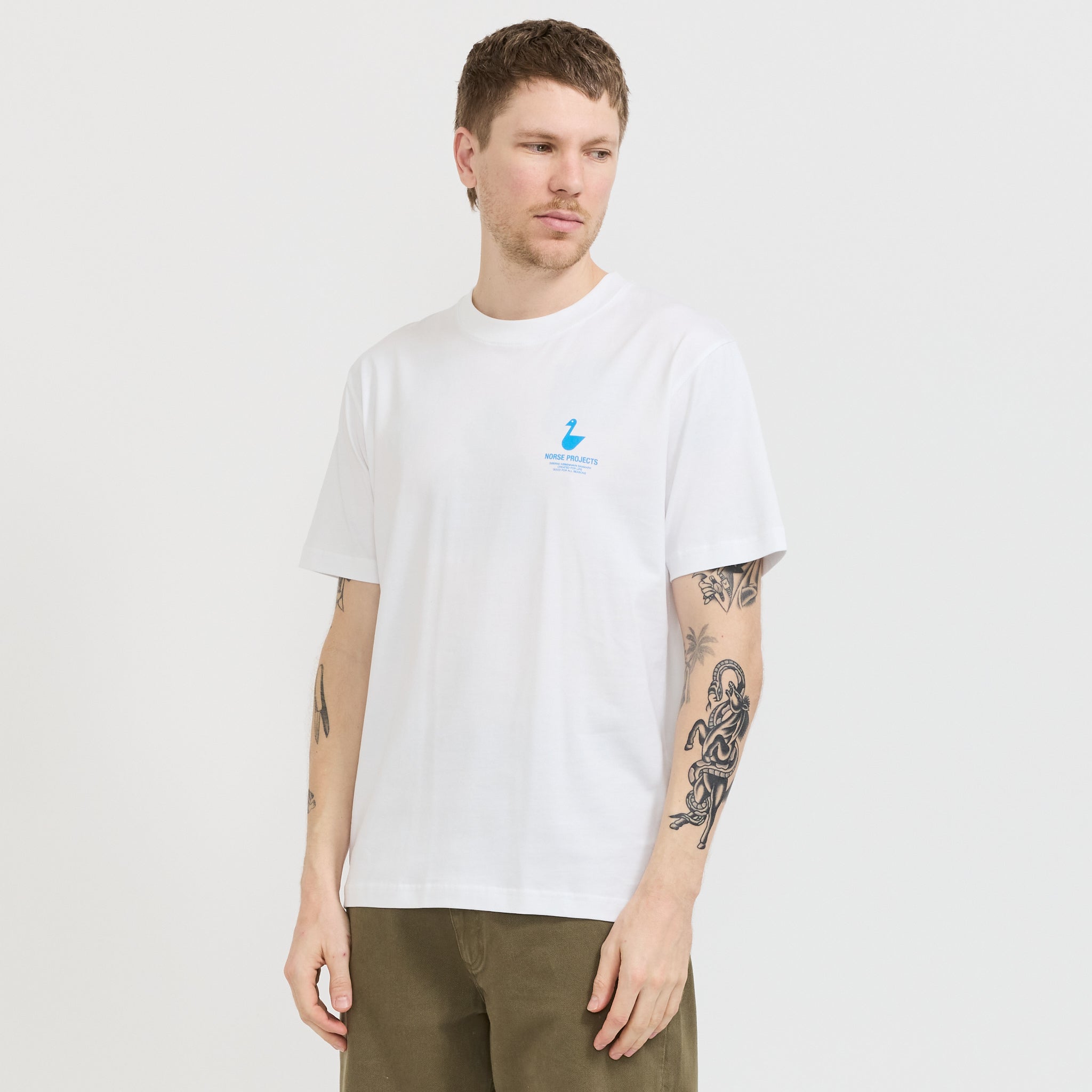 Johannes Organic The Lakes Print T-Shirt White
