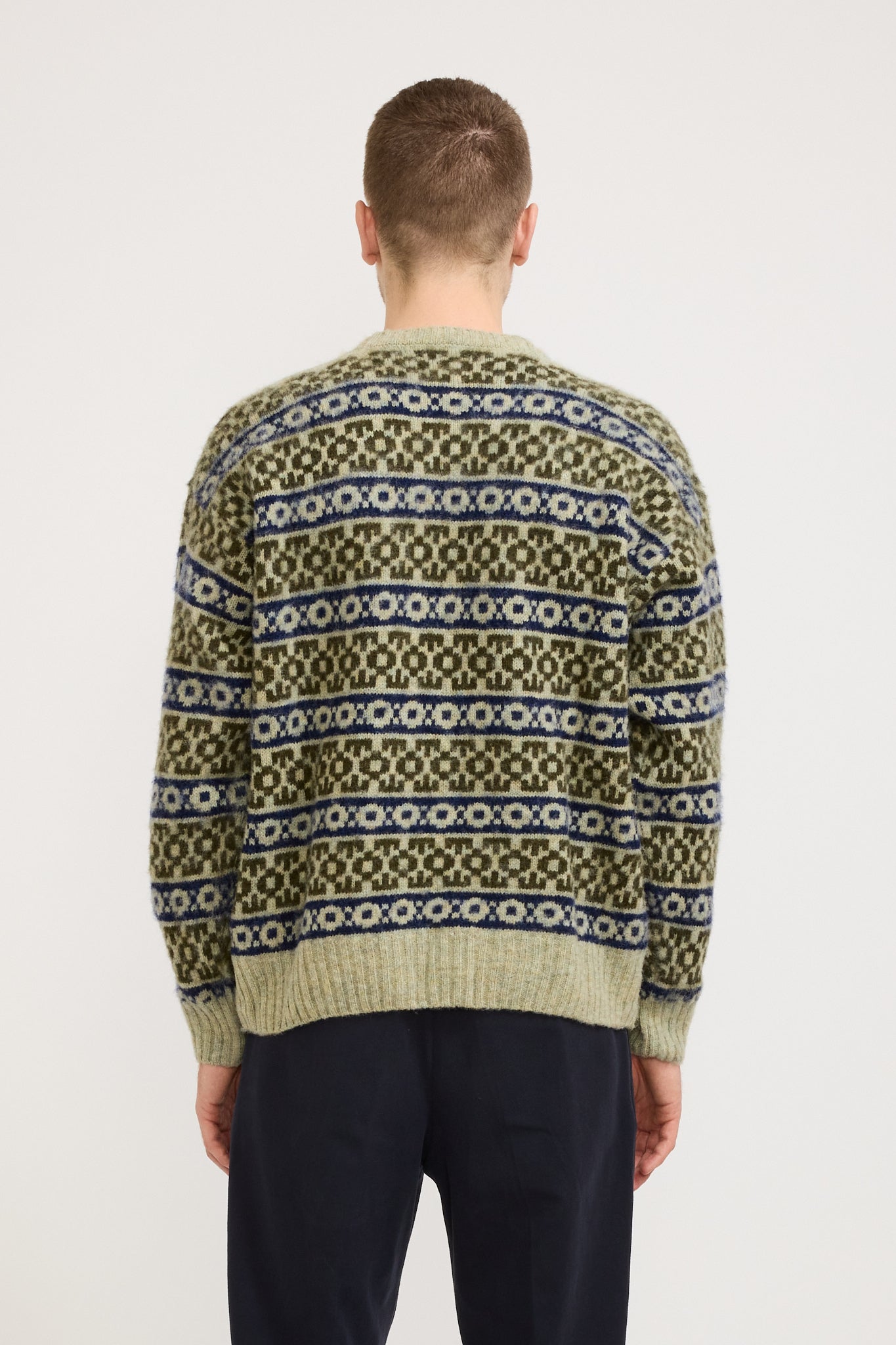 Norse Projects | Jonas Scottish Lambswool Fair Isle Sweater Elm | Maplestore