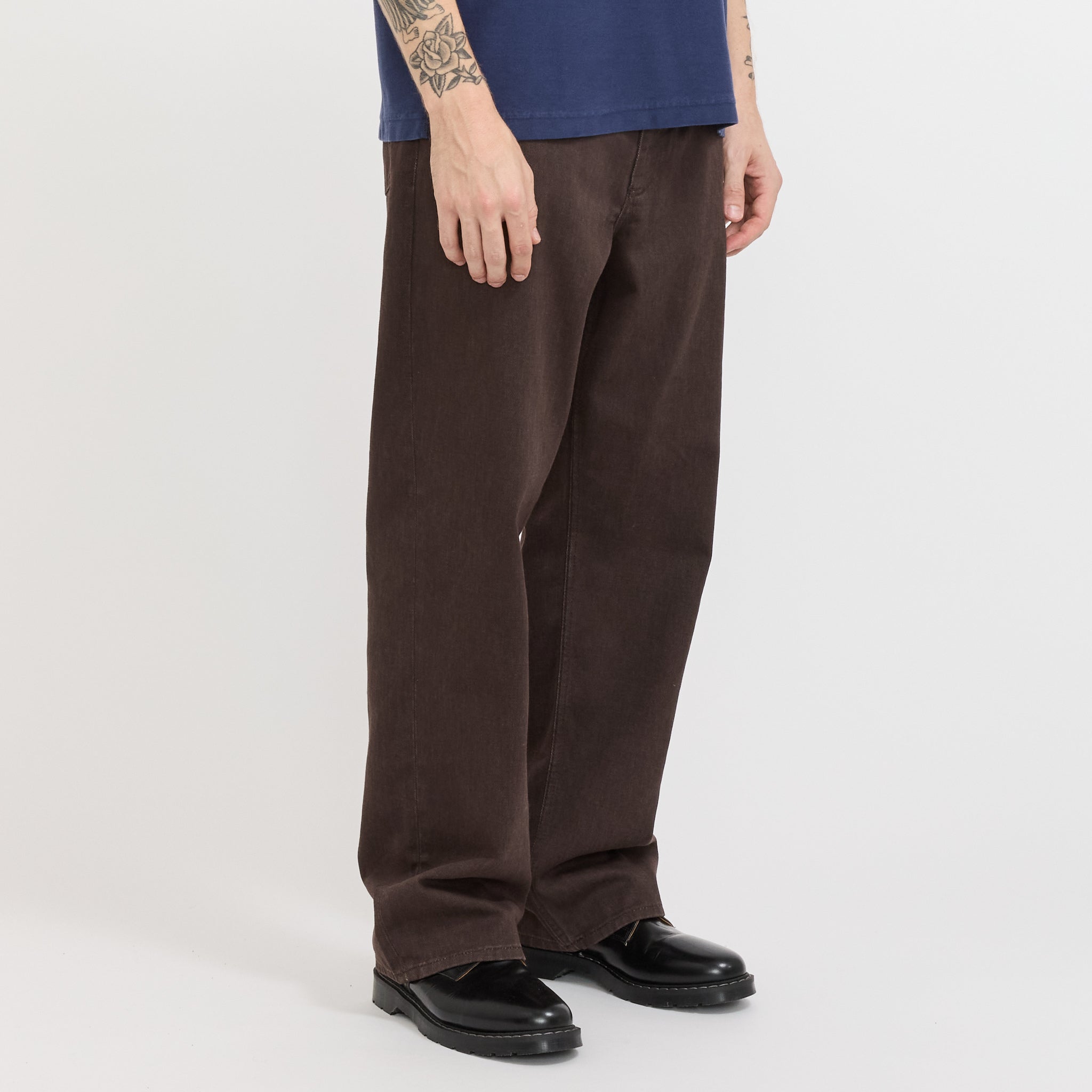 Norse Projects | Korshavn Relaxed 5 Pocket Resist Dyed Twill Shale | Maplestore